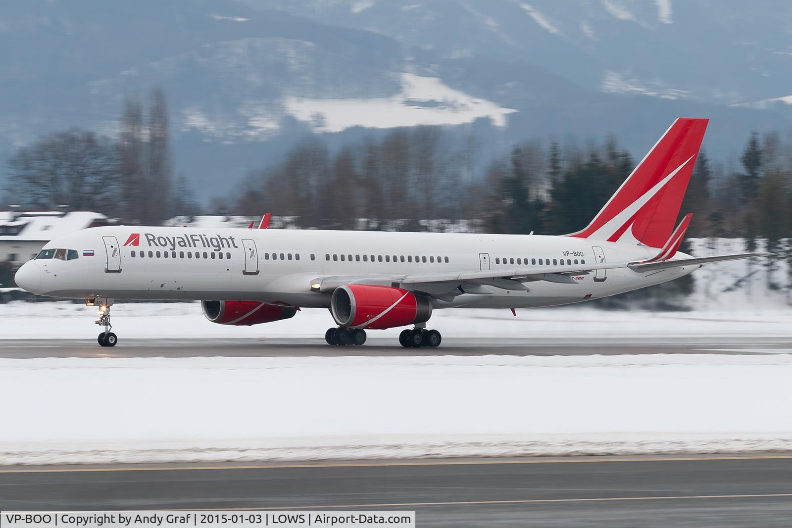 VP-BOO, 1999 Boeing 757-204 C/N 28834, Royaljet 757-200