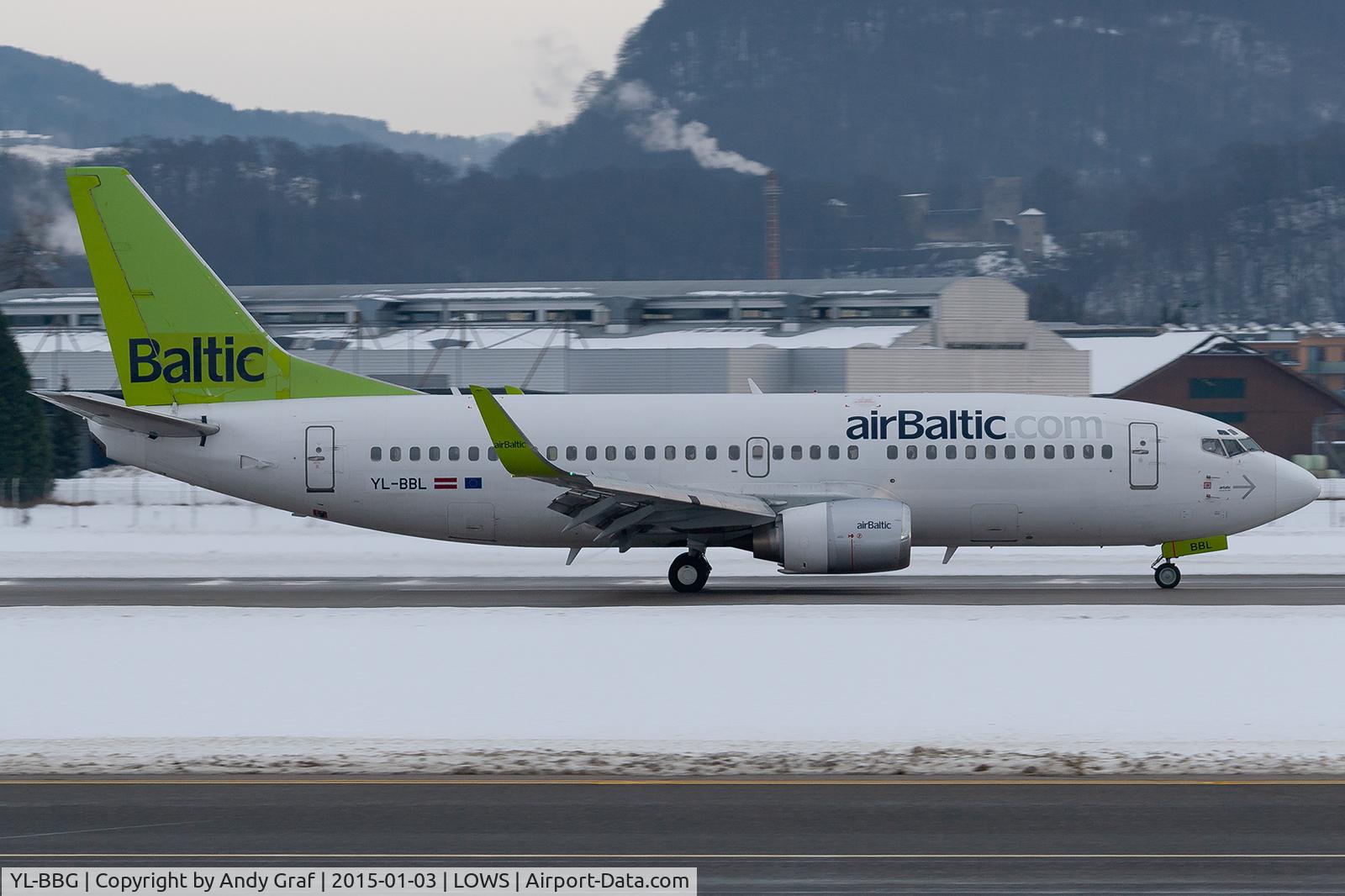 YL-BBG, 1990 Boeing 737-548 C/N 24919, Air Baltic 737-500