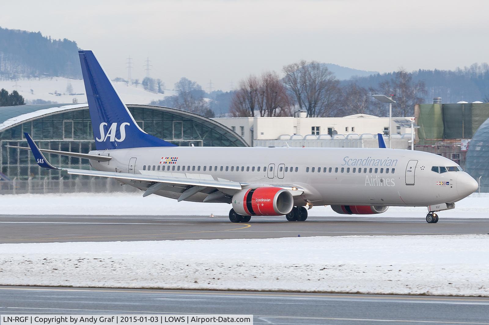 LN-RGF, 2013 Boeing 737-86N C/N 38038, Scandinavian Airlines 737-800