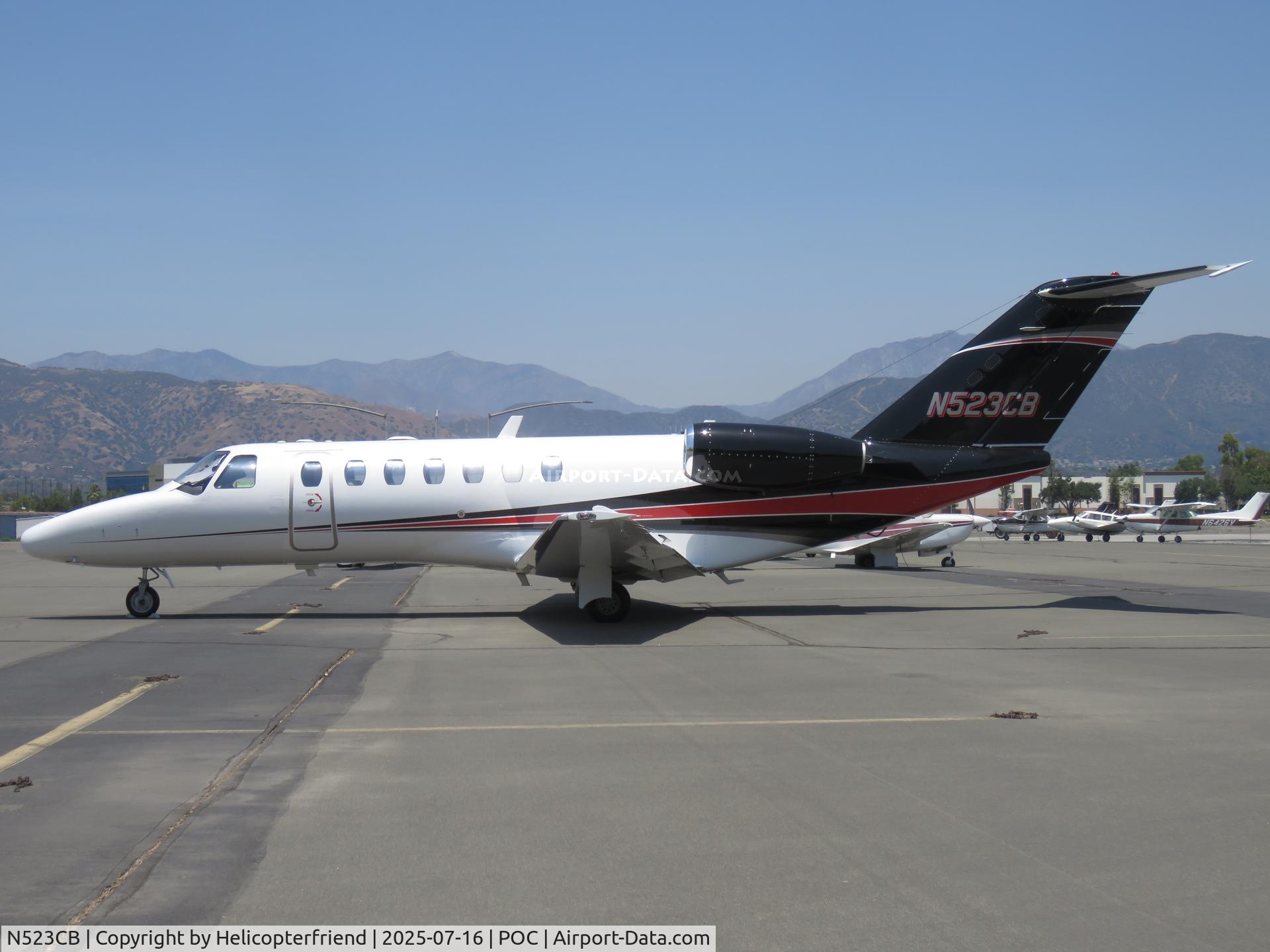 N523CB, 2006 Cessna 525B CitationJet CJ3 C/N 525B-0078, Parked in transit parking