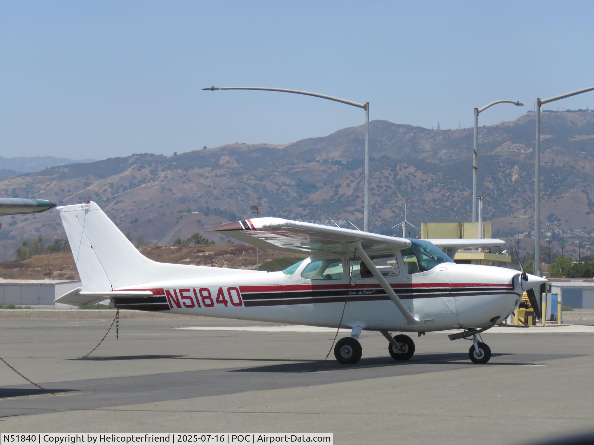 N51840, 1980 Cessna 172P C/N 17274359, Parked in transit parking