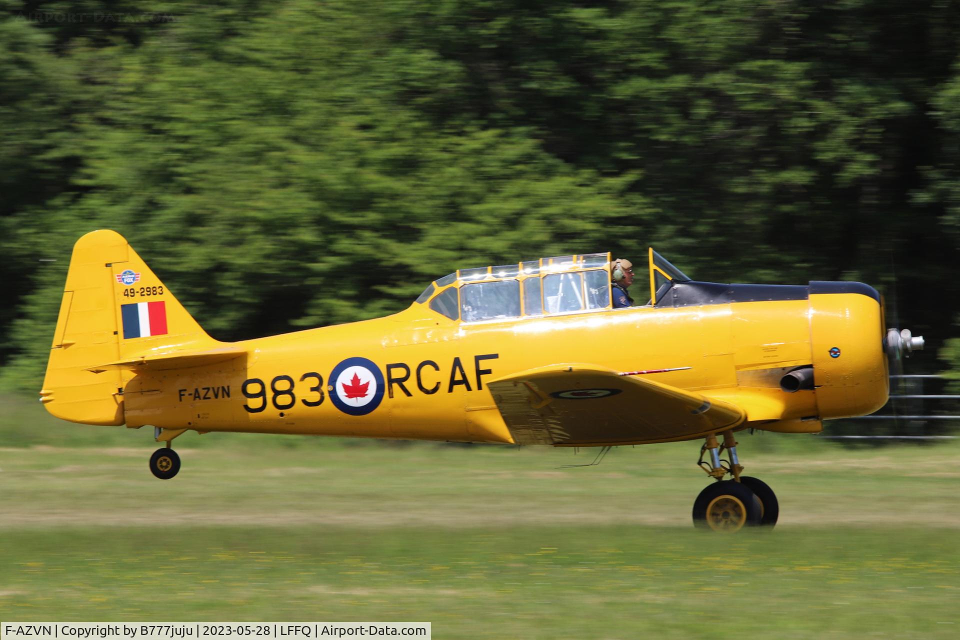 F-AZVN, 1941 North American T-6G Texan C/N 168-87, Ferté Alais 2023