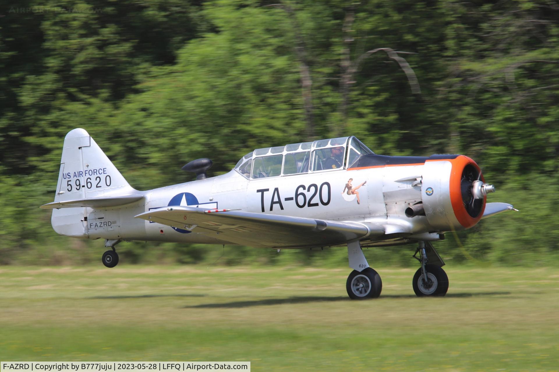 F-AZRD, 1943 North American AT-6D Harvard III C/N 88-14510 (42-44467), Ferté Alais 2023