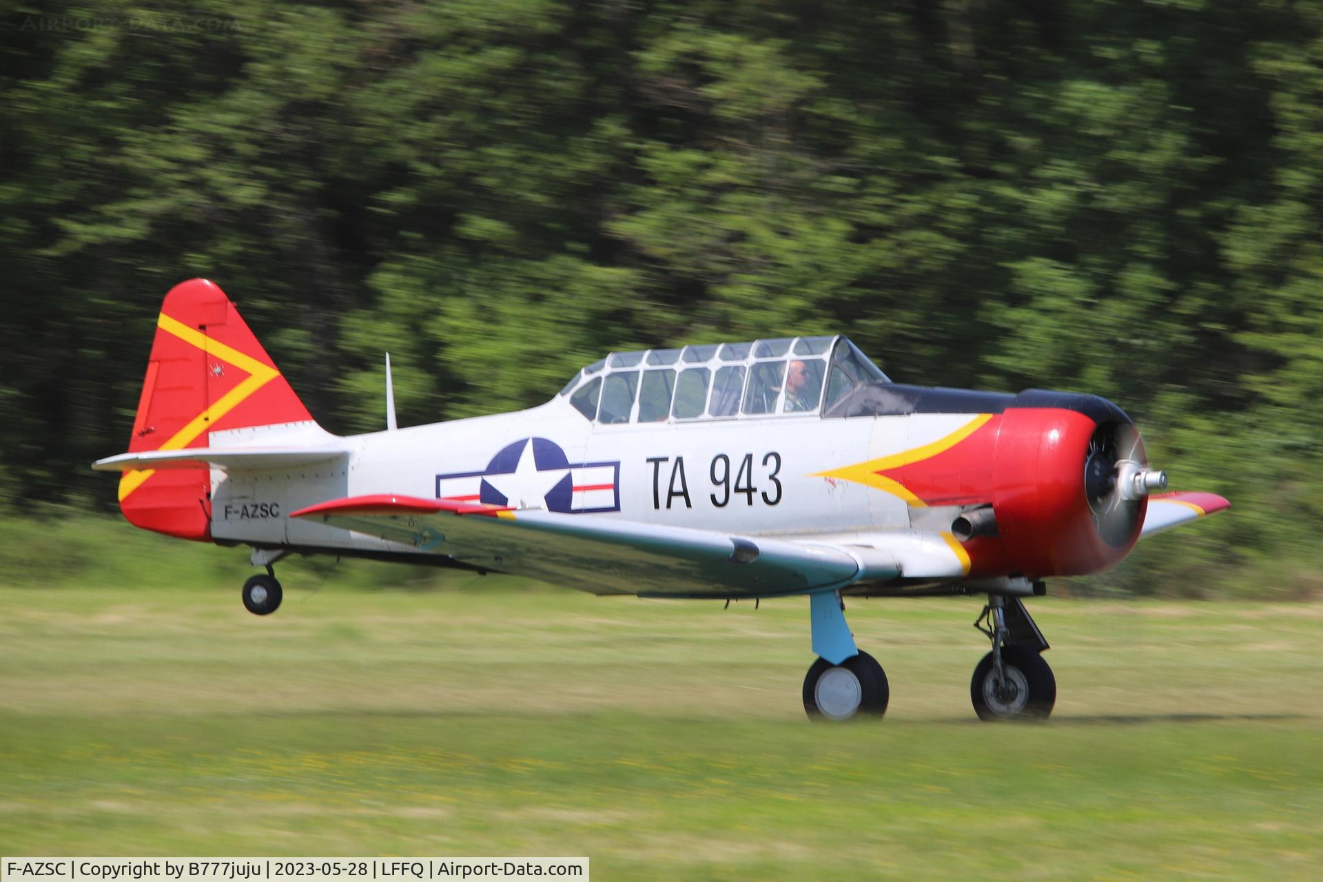F-AZSC, North American AT-6D Texan C/N 88-15943 (41-34672), Ferté Alais 2023