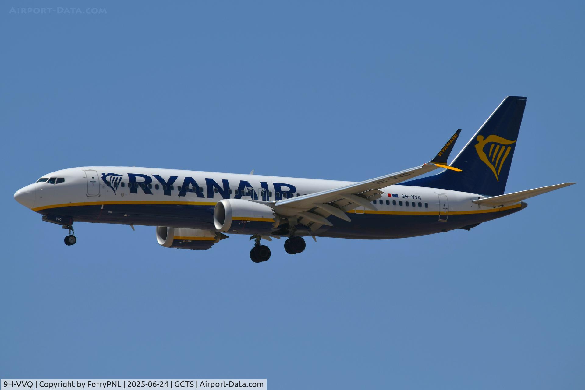 9H-VVQ, 2024 Boeing 737-8MAX 200 C/N 67102, Arrival of Ryanair B738 MAX
