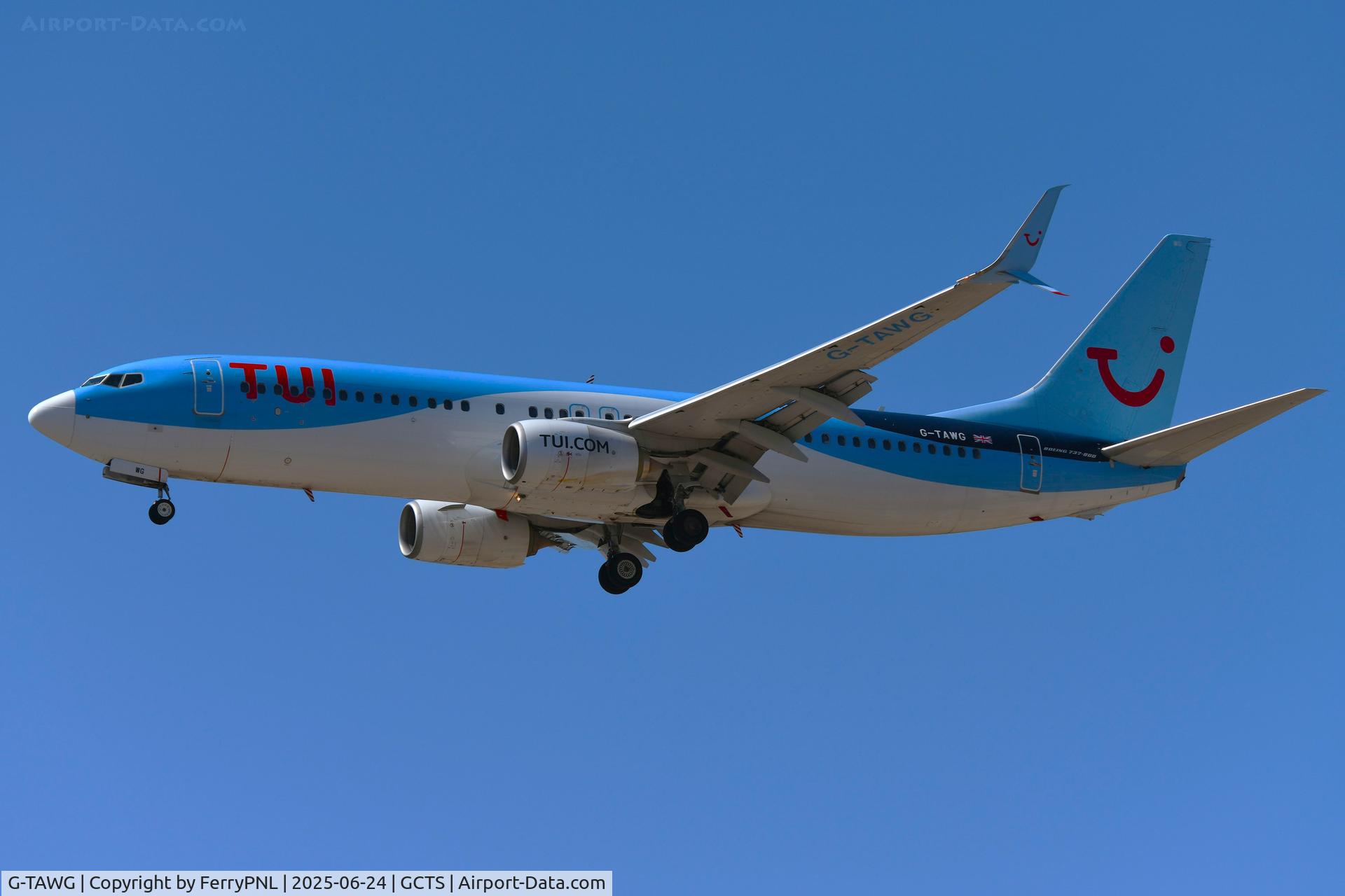 G-TAWG, 2012 Boeing 737-8K5 C/N 37266, Arrival of TUI B738