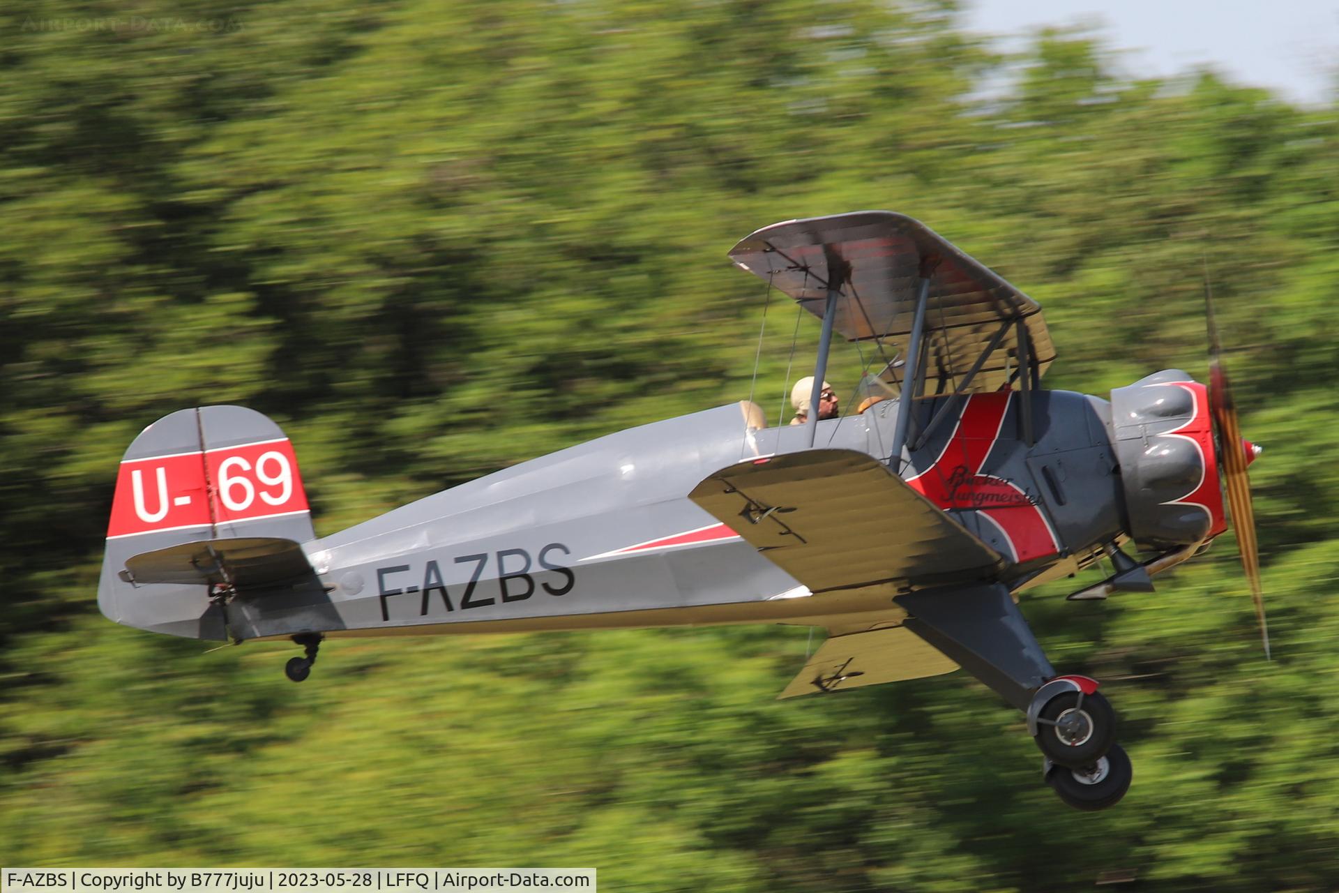 F-AZBS, 1938 Bucker Bu-133C Jungmeister C/N 16, Ferté Alais 2023
