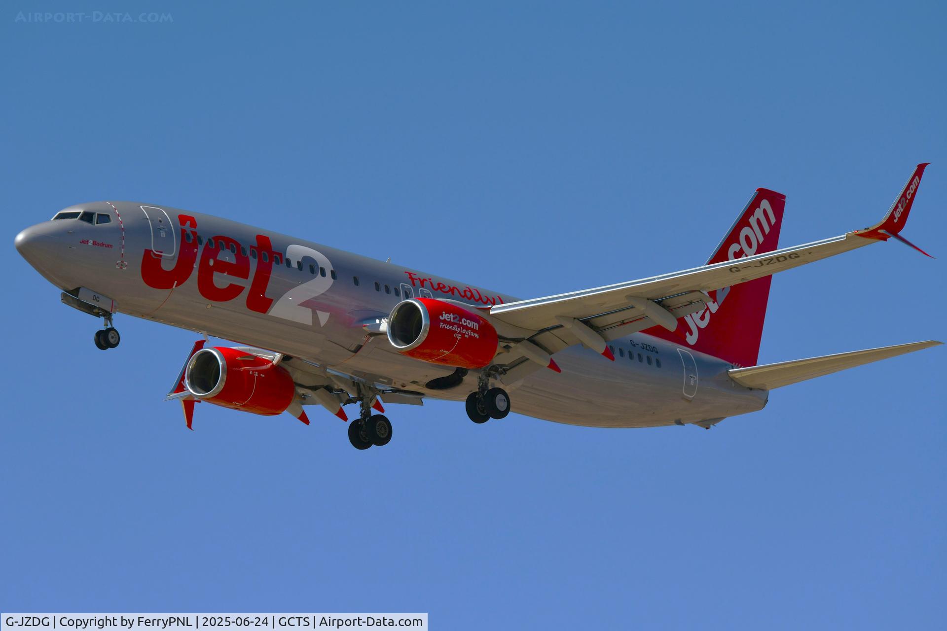G-JZDG, 2015 Boeing B-737-8H6(W) C/N 41769, Arrival of Jet2 B738