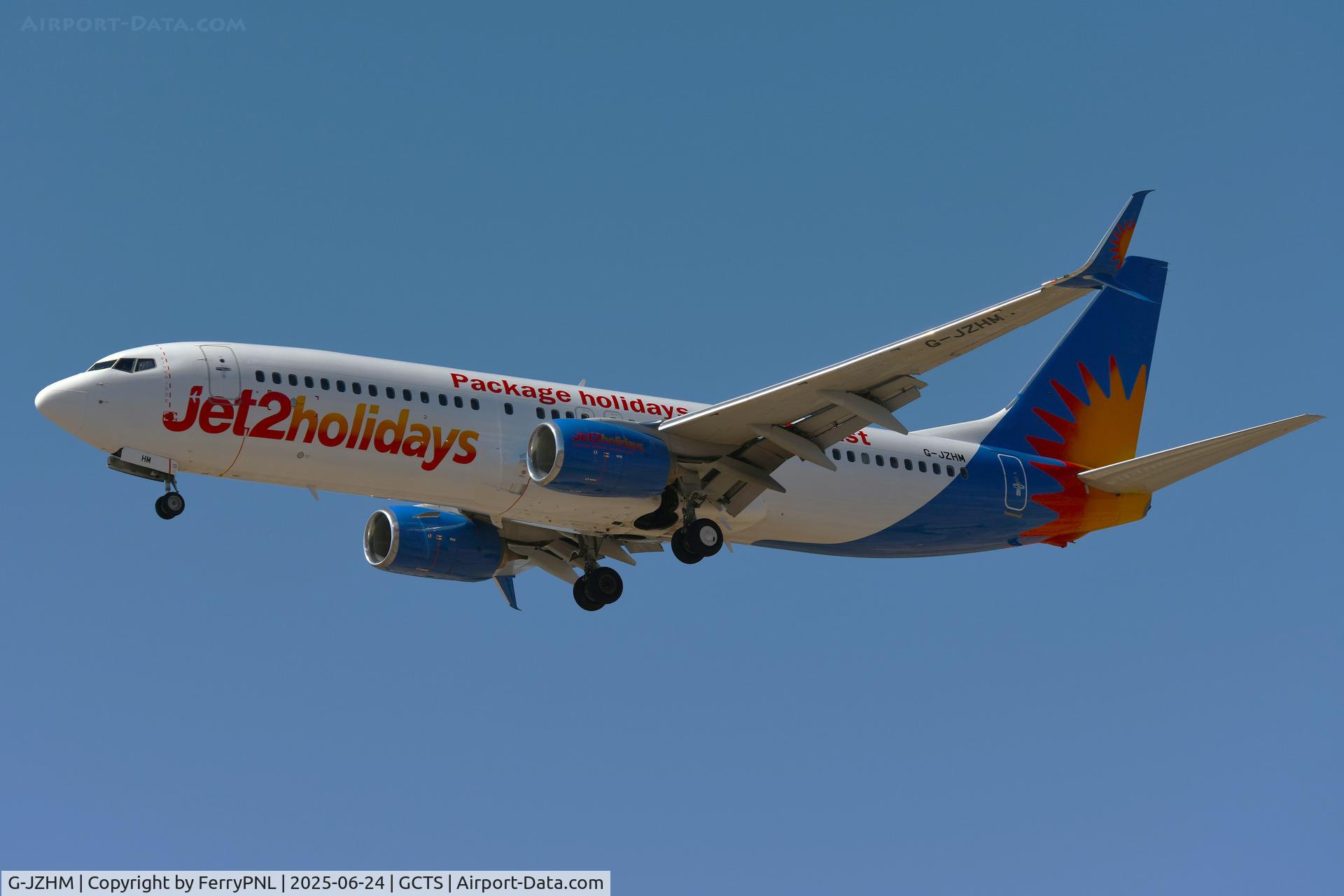 G-JZHM, 2016 Boeing 737-8MG C/N 63570, Jet2 B738