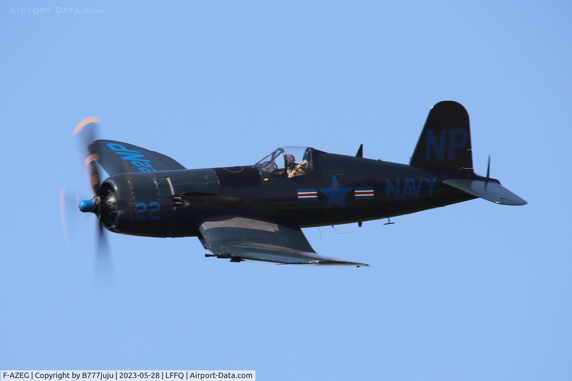 F-AZEG, 1944 Vought F4U-5NL Corsair C/N 124-724, Ferté Alais 2023