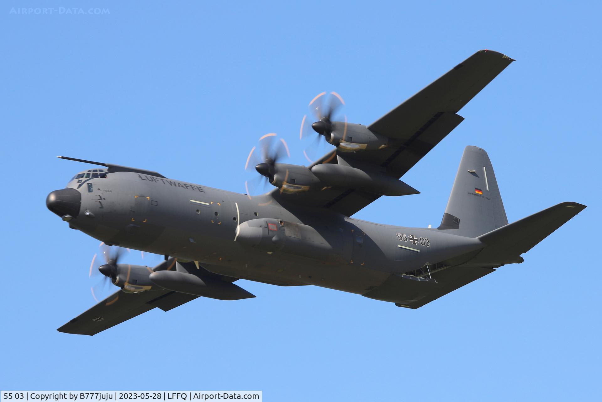 55 03, Lockheed Martin C-130J-30 C/N 5944, Ferté Alais 2023