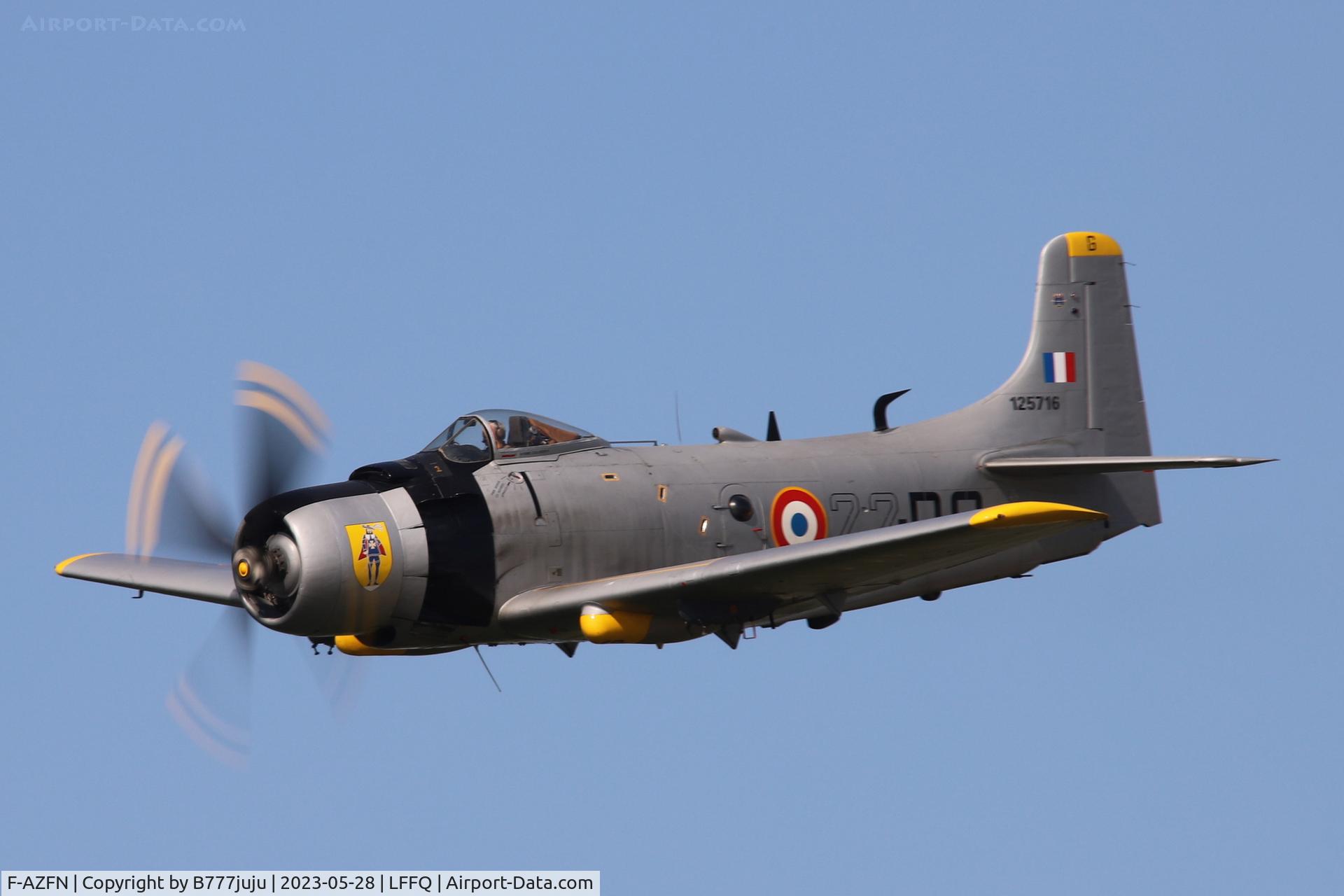 F-AZFN, Douglas AD-4N Skyraider C/N 7609, Ferté Alais 2023