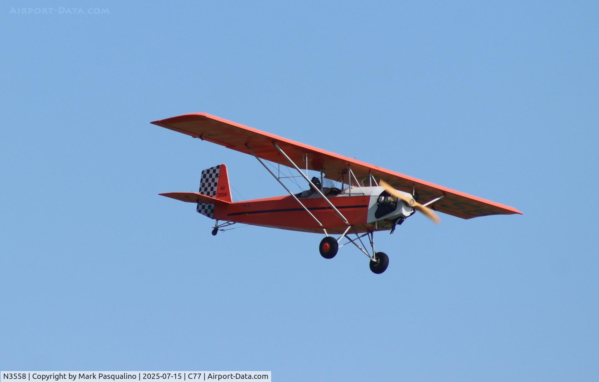 N3558, 2016 Pietenpol Air Camper C/N 001, Pietenpol Air Camper