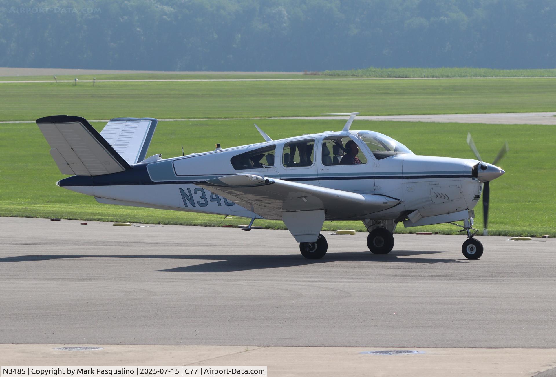 N348S, 1970 Beech V35B Bonanza C/N D-9125, Beech V35B