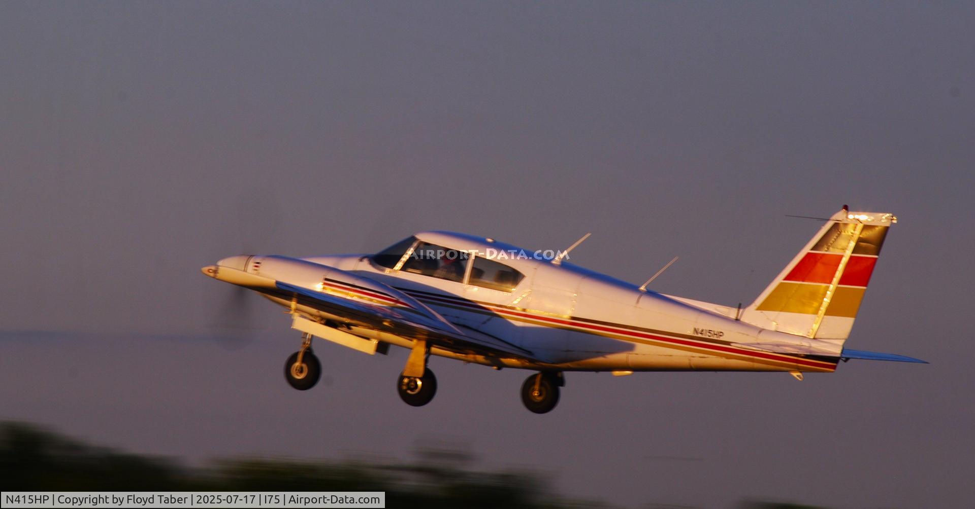 N415HP, 1963 Piper PA-30 Twin Comanche C/N 30-181, Fuel Stop headed home to Elkhorn Nebraska