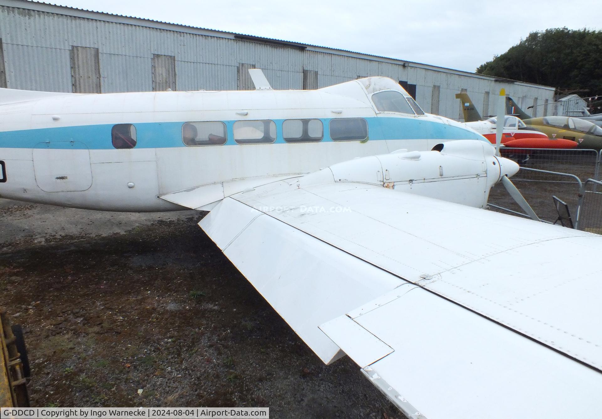 G-DDCD, 1962 De Havilland DH-104 Dove 8 C/N 04528, De Havilland D.H.104 Dove 8 at the Aeroventure South Yorkshire Aircraft Museum, Doncaster