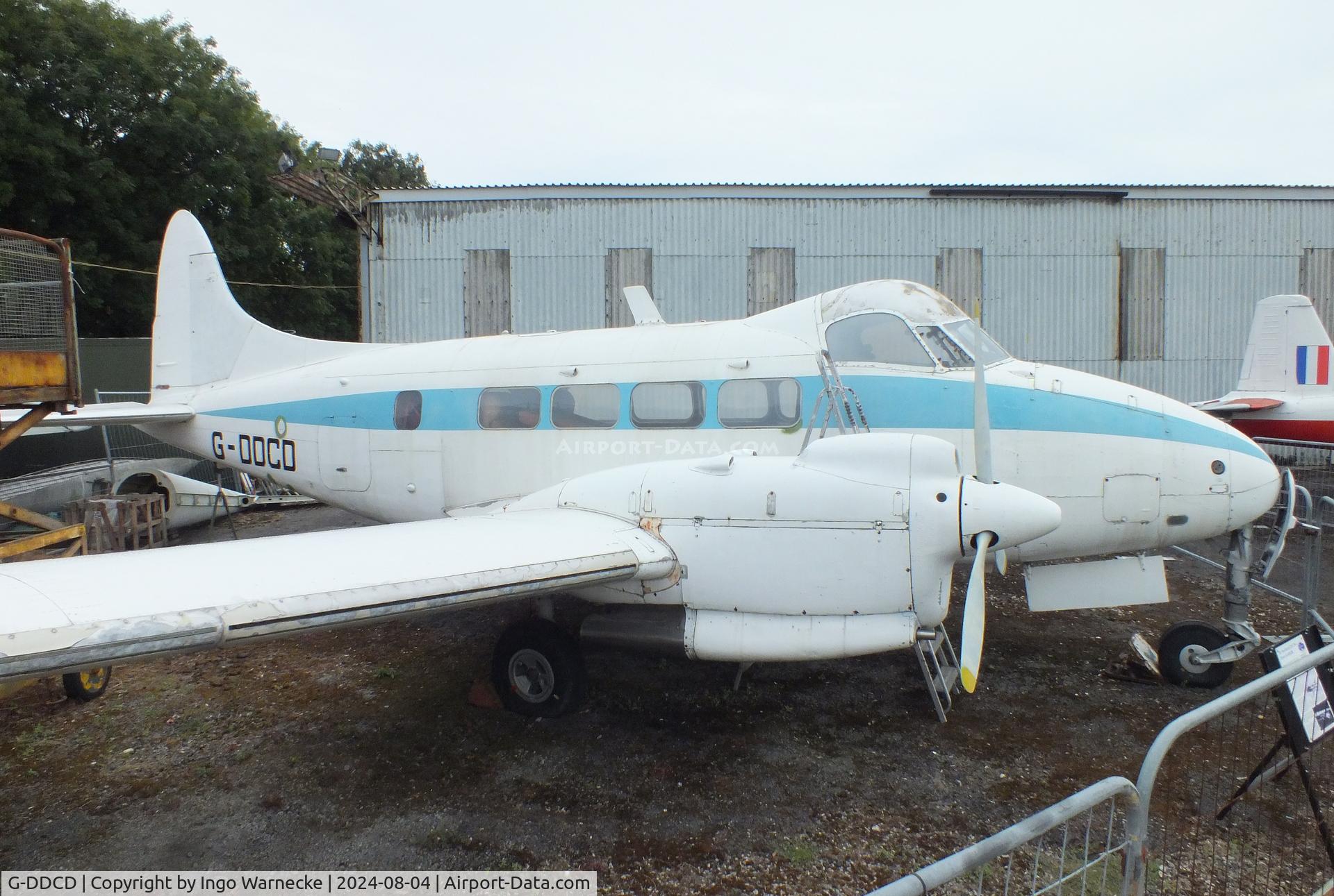 G-DDCD, 1962 De Havilland DH-104 Dove 8 C/N 04528, De Havilland D.H.104 Dove 8 at the Aeroventure South Yorkshire Aircraft Museum, Doncaster