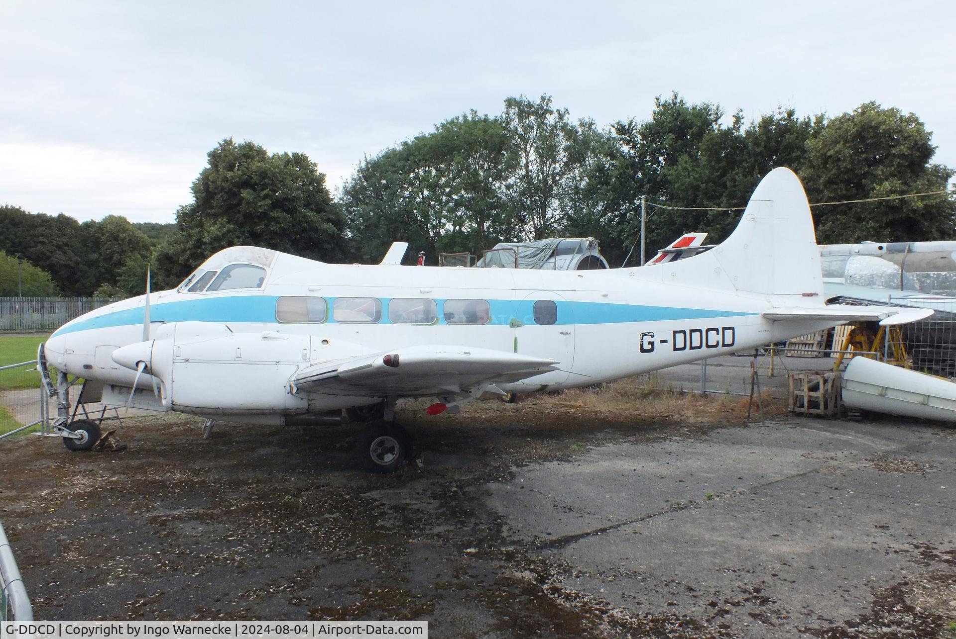 G-DDCD, 1962 De Havilland DH-104 Dove 8 C/N 04528, De Havilland D.H.104 Dove 8 at the Aeroventure South Yorkshire Aircraft Museum, Doncaster