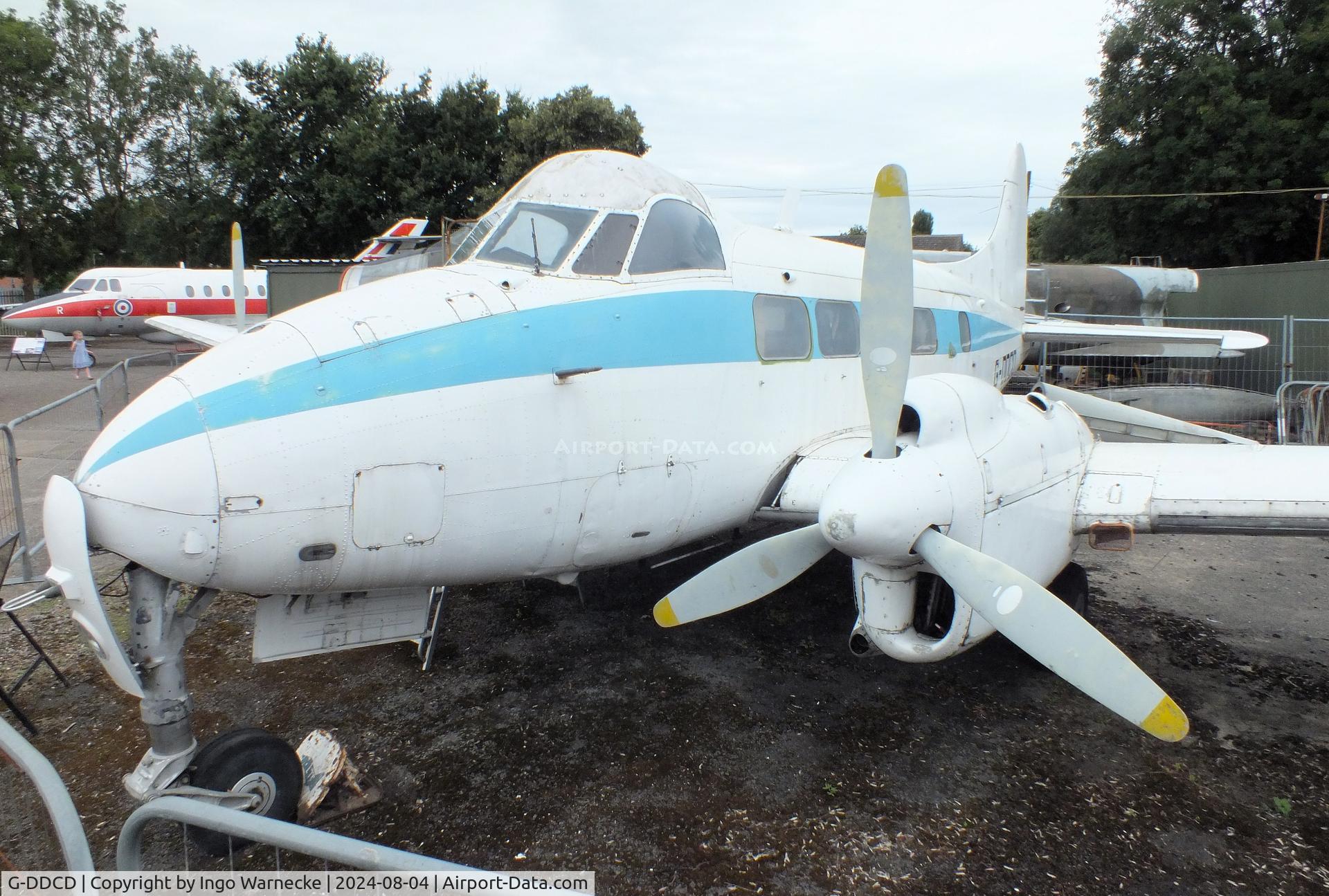 G-DDCD, 1962 De Havilland DH-104 Dove 8 C/N 04528, De Havilland D.H.104 Dove 8 at the Aeroventure South Yorkshire Aircraft Museum, Doncaster