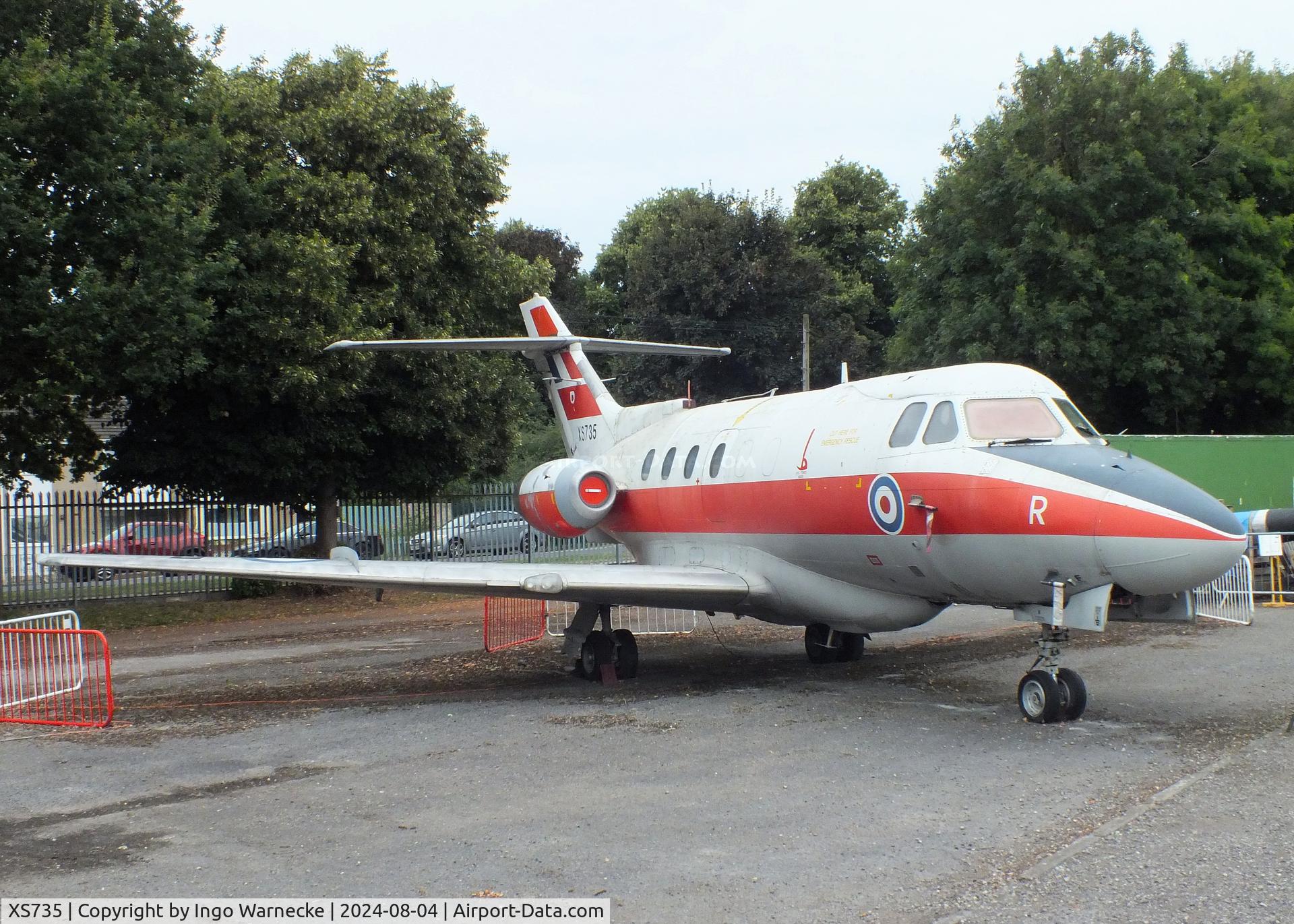 XS735, 1966 Hawker Siddeley HS.125 Dominie T.1 C/N 25071, Hawker Siddeley HS.125 Dominie T1 at the Aeroventure South Yorkshire Aircraft Museum, Doncaster