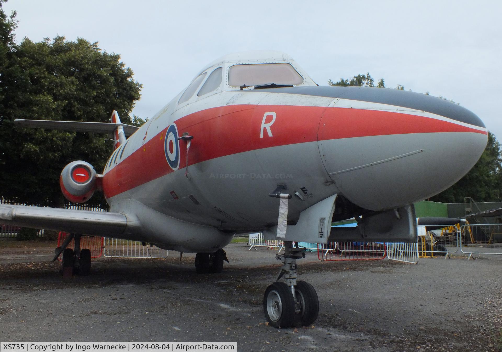 XS735, 1966 Hawker Siddeley HS.125 Dominie T.1 C/N 25071, Hawker Siddeley HS.125 Dominie T1 at the Aeroventure South Yorkshire Aircraft Museum, Doncaster
