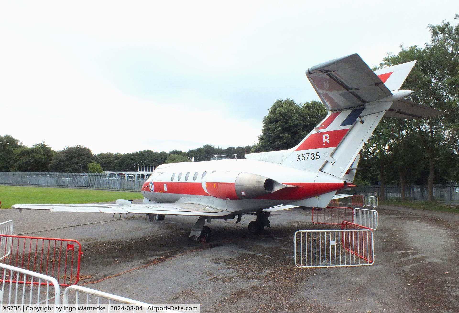 XS735, 1966 Hawker Siddeley HS.125 Dominie T.1 C/N 25071, Hawker Siddeley HS.125 Dominie T1 at the Aeroventure South Yorkshire Aircraft Museum, Doncaster