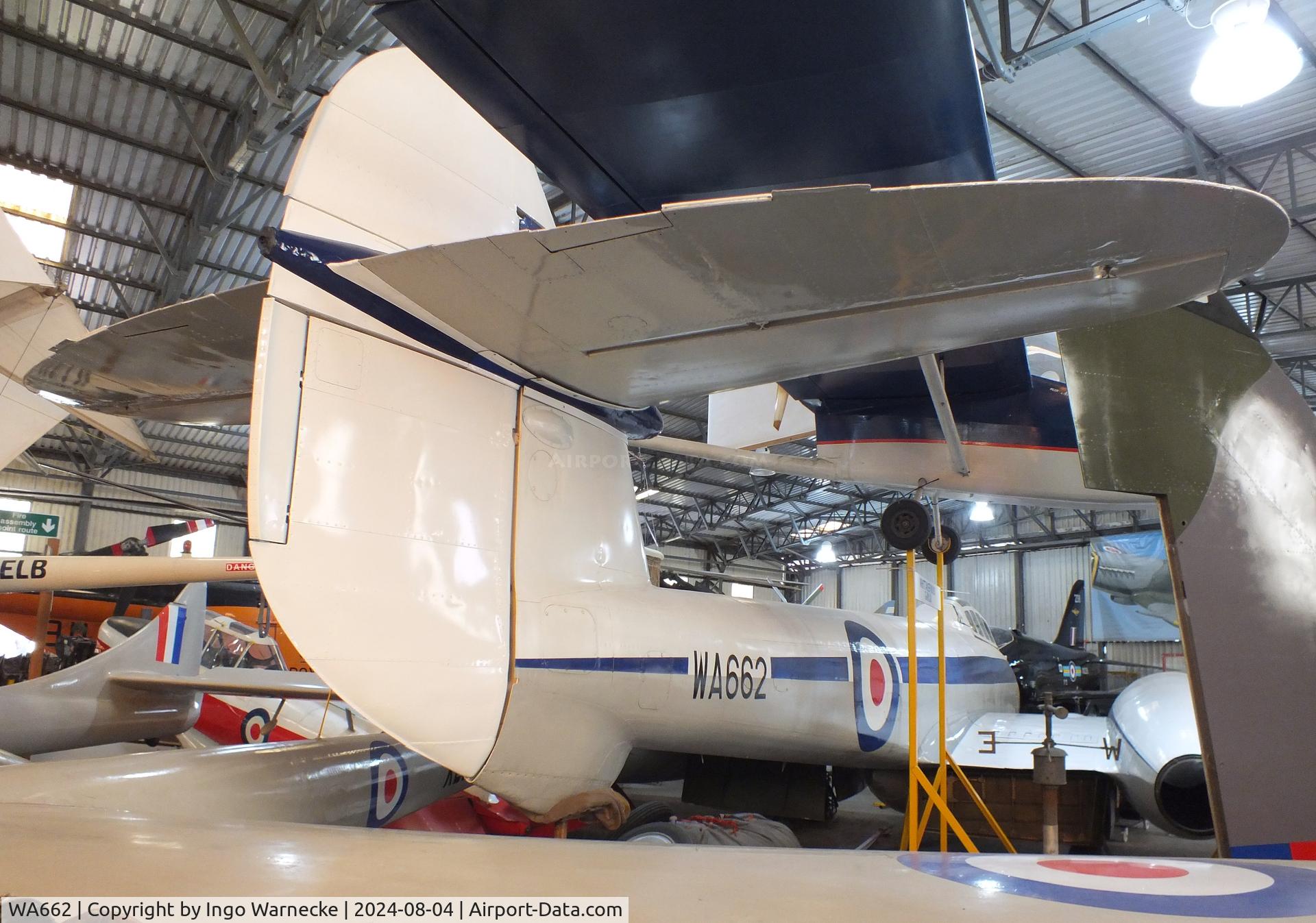 WA662, 1950 Gloster Meteor T.7 C/N Not found WA662, Gloster Meteor T7 at the Aeroventure South Yorkshire Aircraft Museum, Doncaster