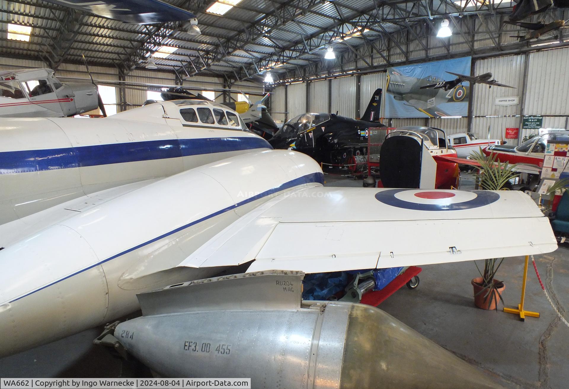 WA662, 1950 Gloster Meteor T.7 C/N Not found WA662, Gloster Meteor T7 at the Aeroventure South Yorkshire Aircraft Museum, Doncaster