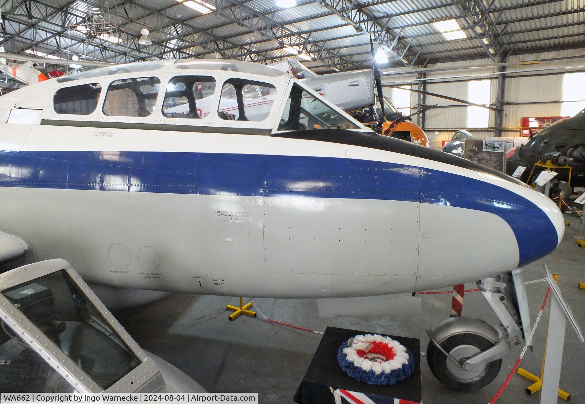 WA662, 1950 Gloster Meteor T.7 C/N Not found WA662, Gloster Meteor T7 at the Aeroventure South Yorkshire Aircraft Museum, Doncaster
