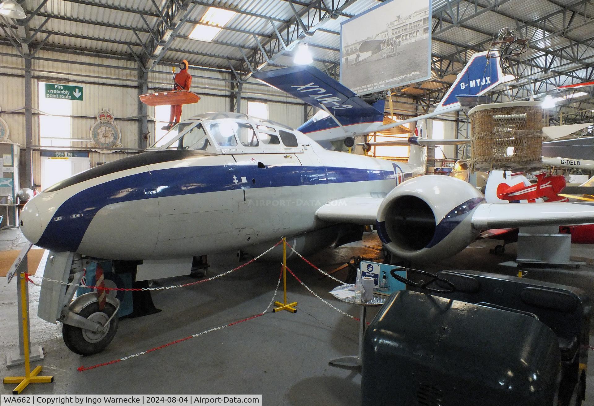 WA662, 1950 Gloster Meteor T.7 C/N Not found WA662, Gloster Meteor T7 at the Aeroventure South Yorkshire Aircraft Museum, Doncaster