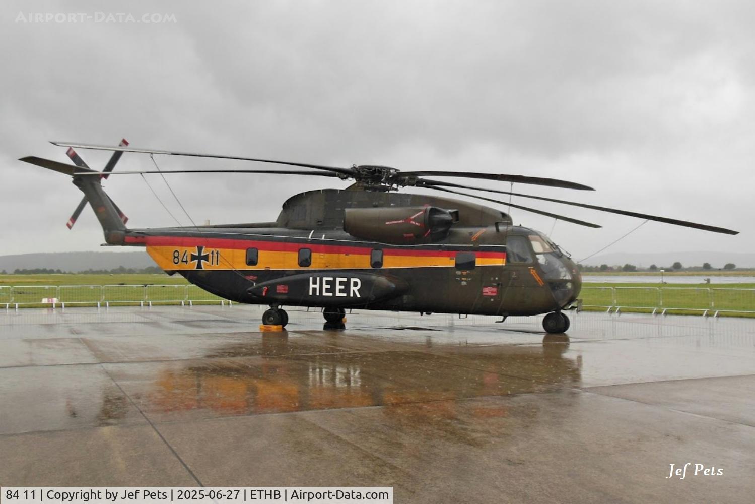 84 11, 1972 Sikorsky (VFW-Fokker) CH-53G C/N V65-009, At Bückeberg.