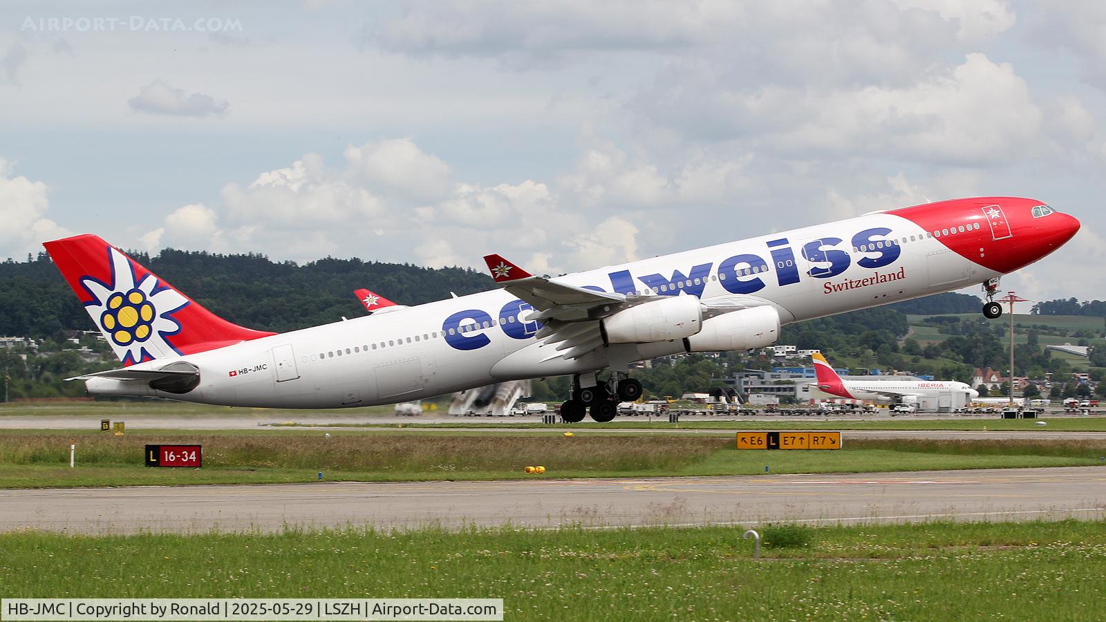 HB-JMC, 2003 Airbus A340-313 C/N 546, at zrh