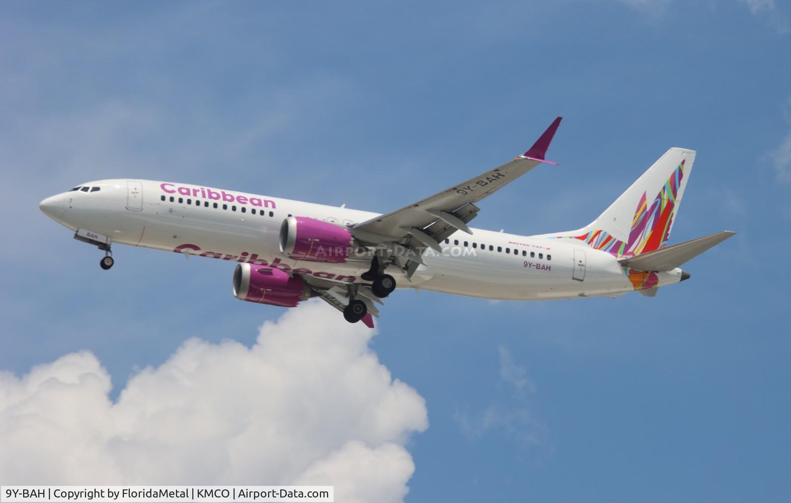 9Y-BAH, 2022 Boeing 737-8 MAX C/N 43345, BWA 737-8 zx pos, ttpp-mco