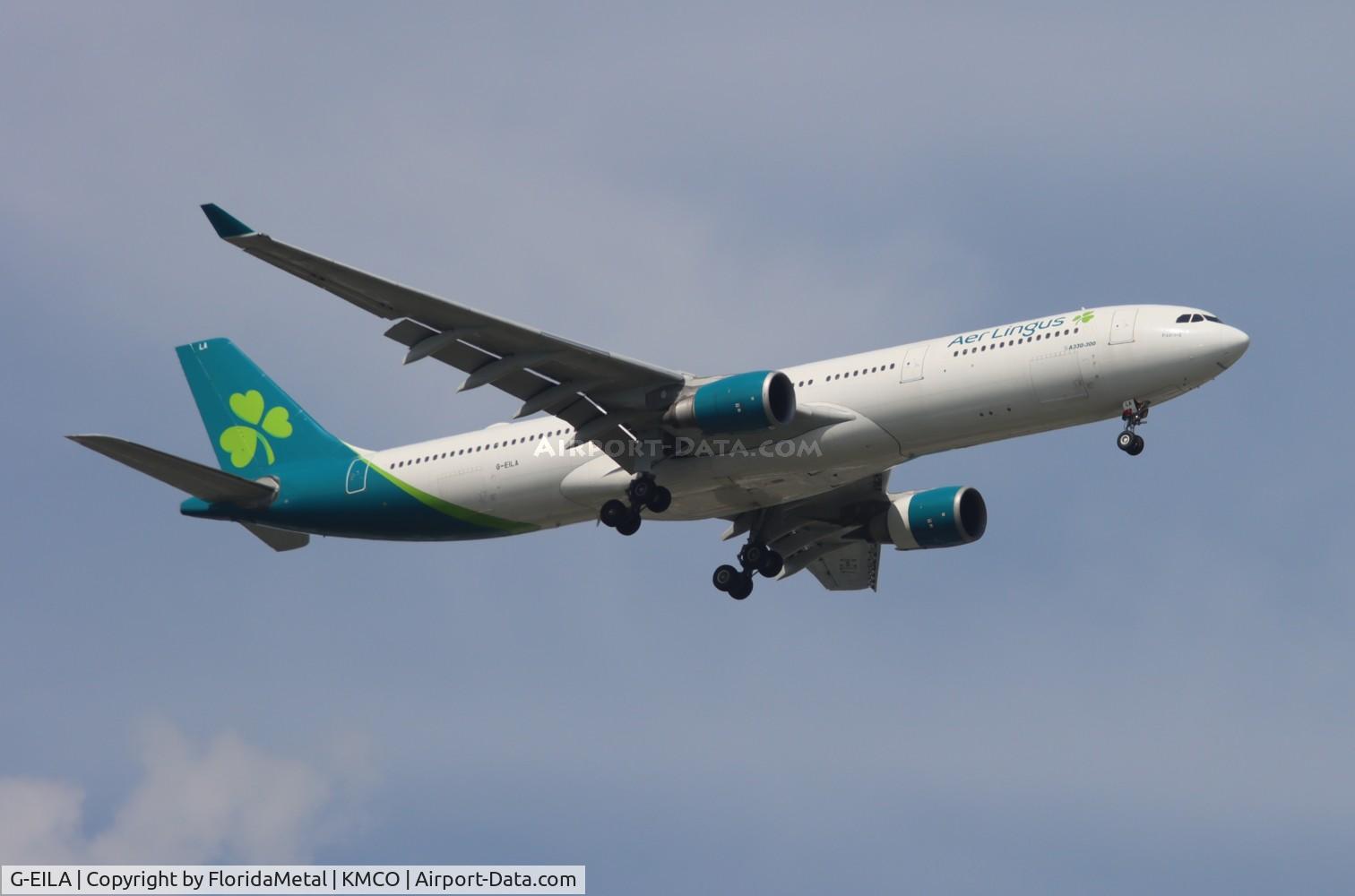 G-EILA, 2010 Airbus A330-302X C/N 1106, EIN UK A333 zx man, egcc-mco