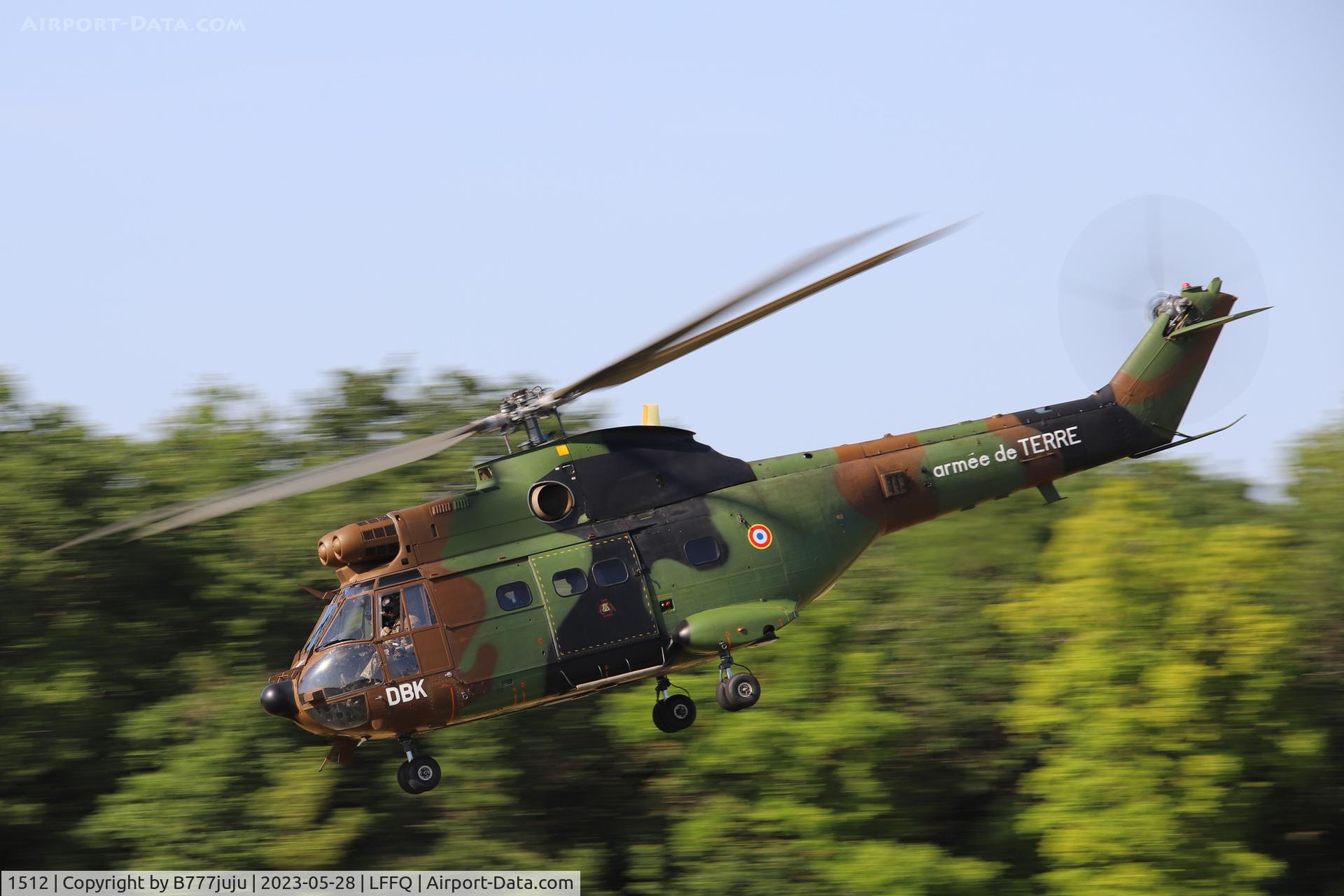 1512, Aérospatiale SA-330B Puma C/N 1512, Ferté Alais 2023