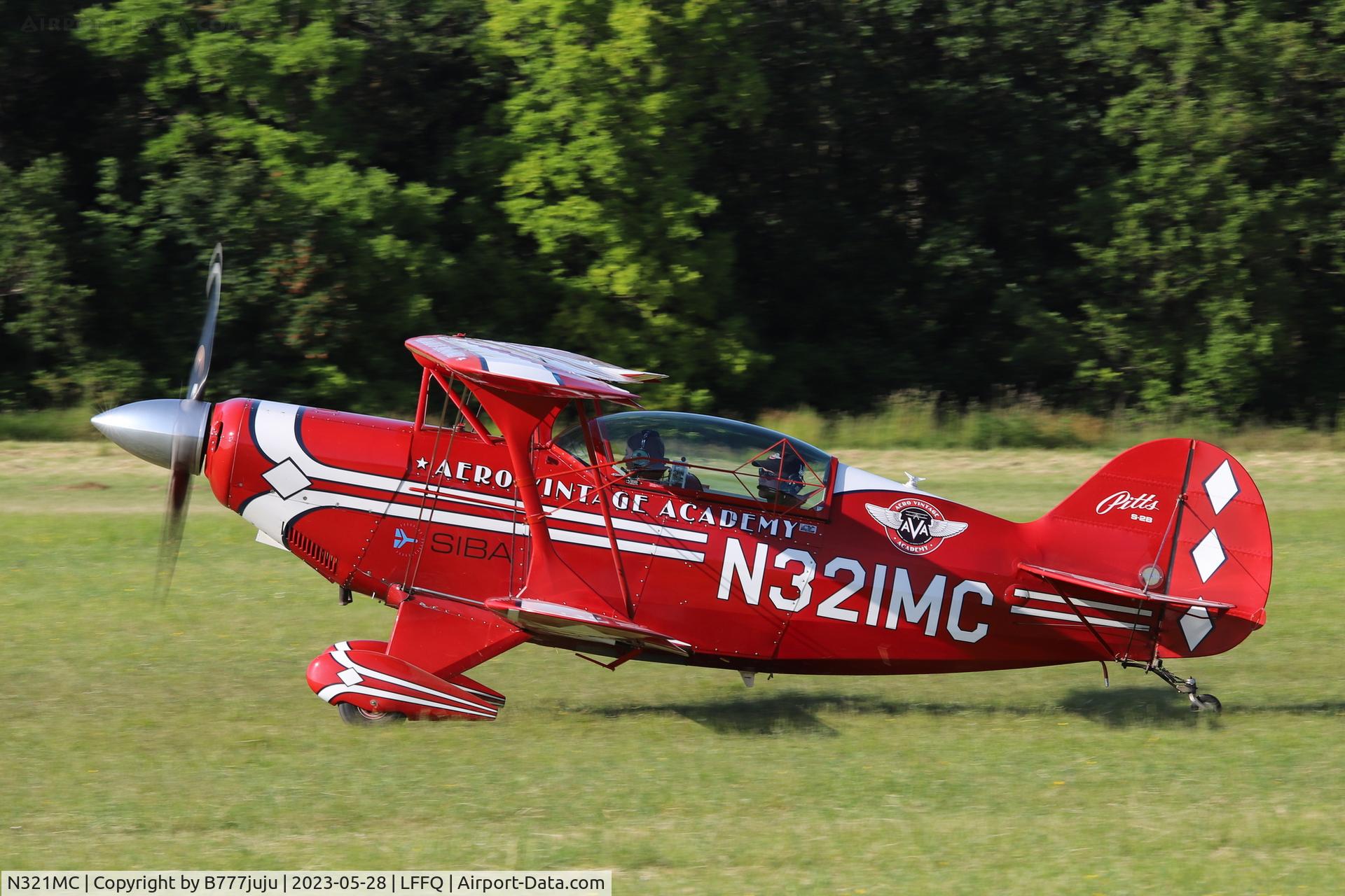 N321MC, 1992 Aviat Pitts S-2B Special C/N 5233, Ferté Alais 2023