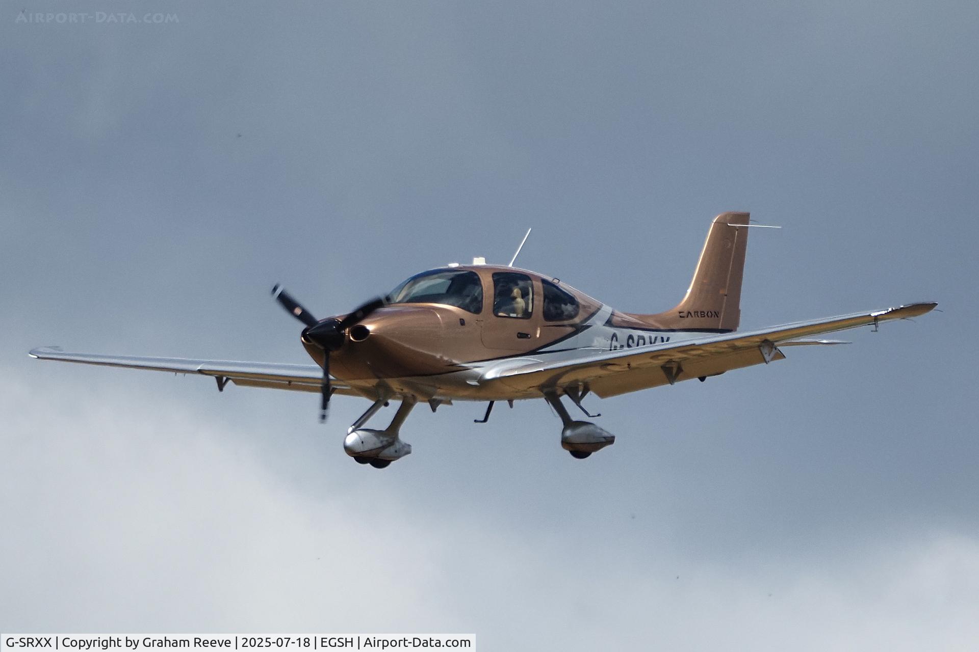 G-SRXX, 2023 Cirrus Design Corporation SR 20 C/N 9161, Landing at Norwich.