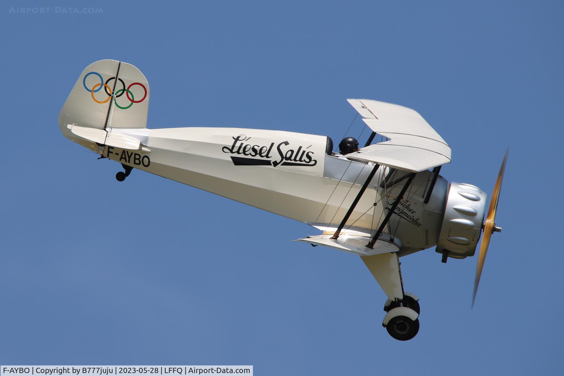 F-AYBO, Bucker Bu-133 Jungmeister Replica C/N 1047, Ferté Alais 2023