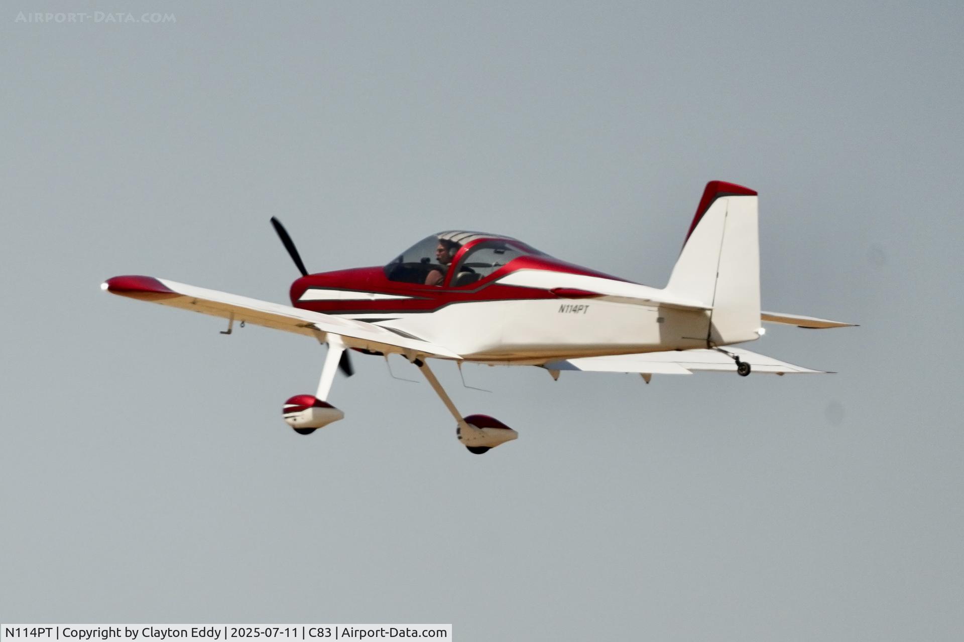 N114PT, 2017 Vans Aircraft Inc. RV-14 C/N 140153, Byron Airport in California 2025