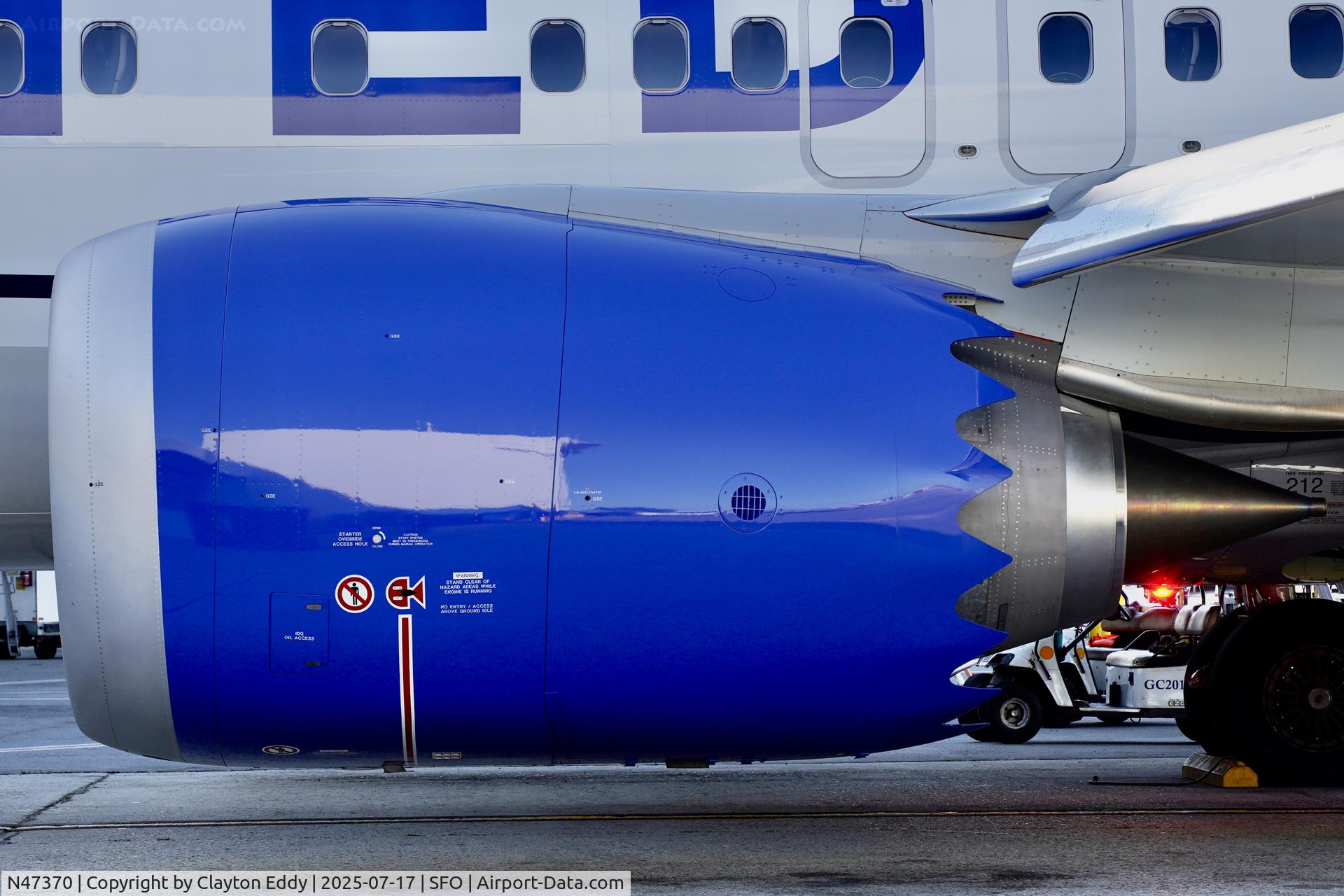 N47370, 2025 Boeing 737 MAX 8 C/N 68823, SFO 2025