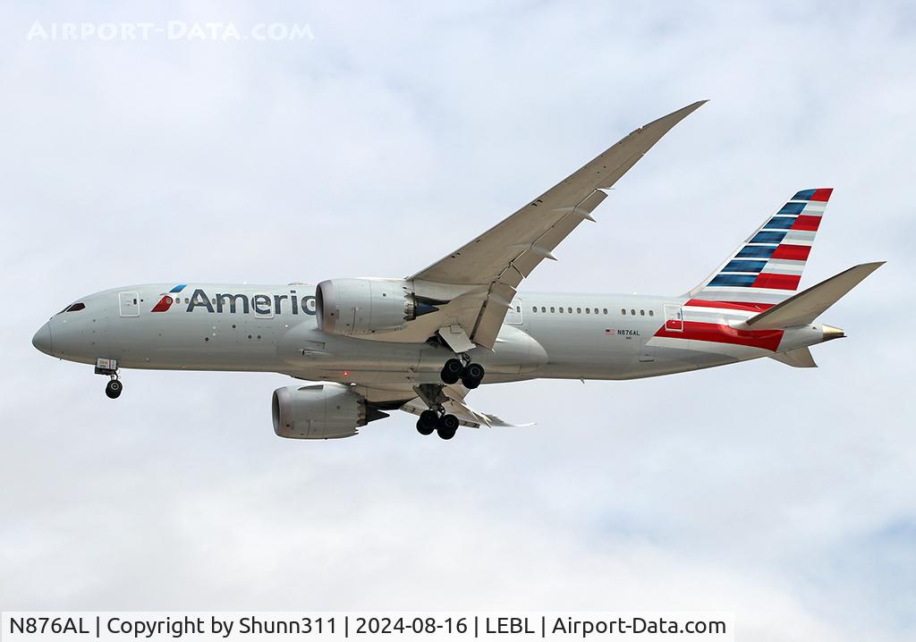 N876AL, 2020 Boeing 787-8 Dreamliner Dreamliner C/N 65996, Landing rwy 24R