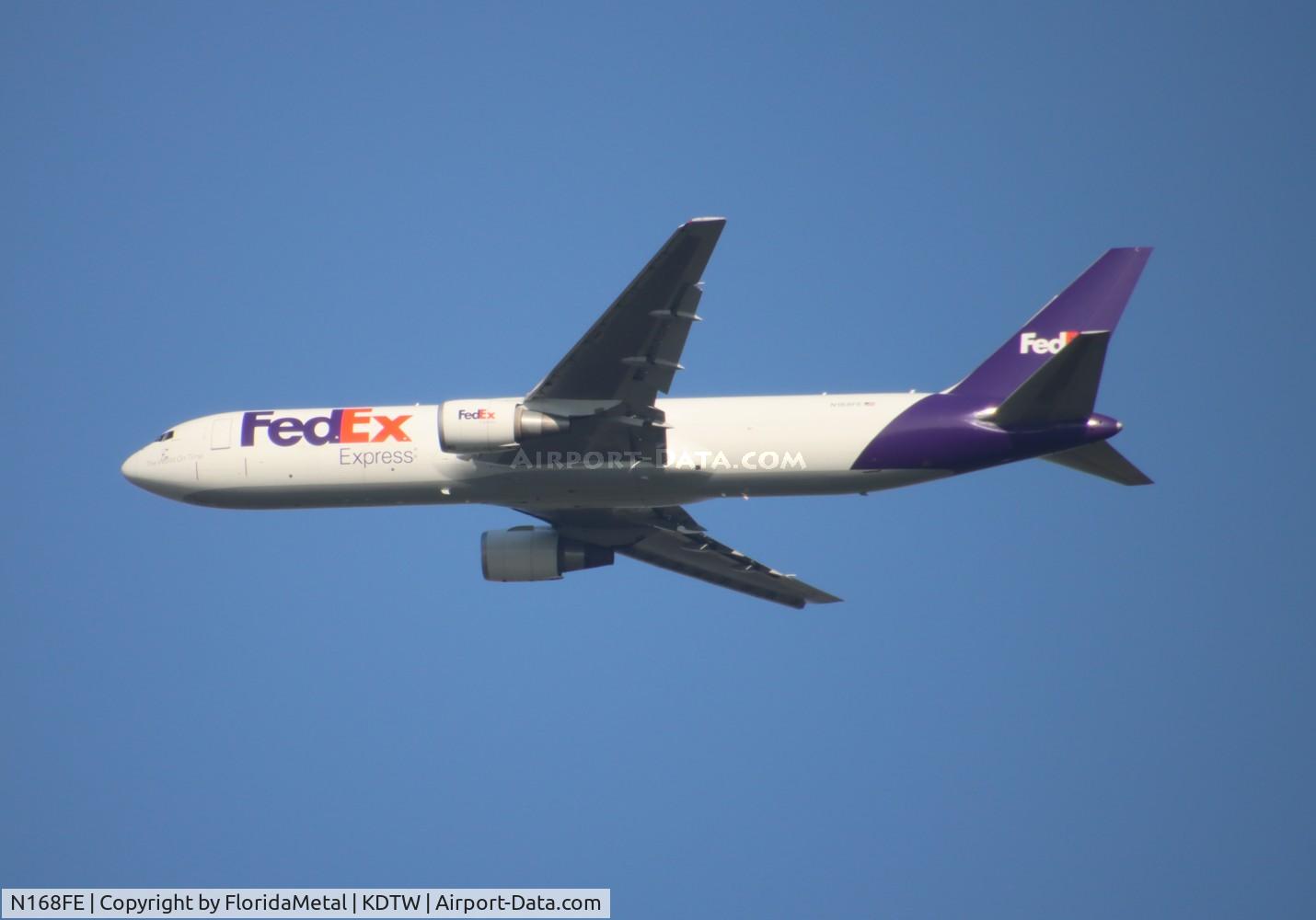 N168FE, 2018 Boeing 767-3S2ERF C/N 63100, FDX 767-300F zx mem-dtw