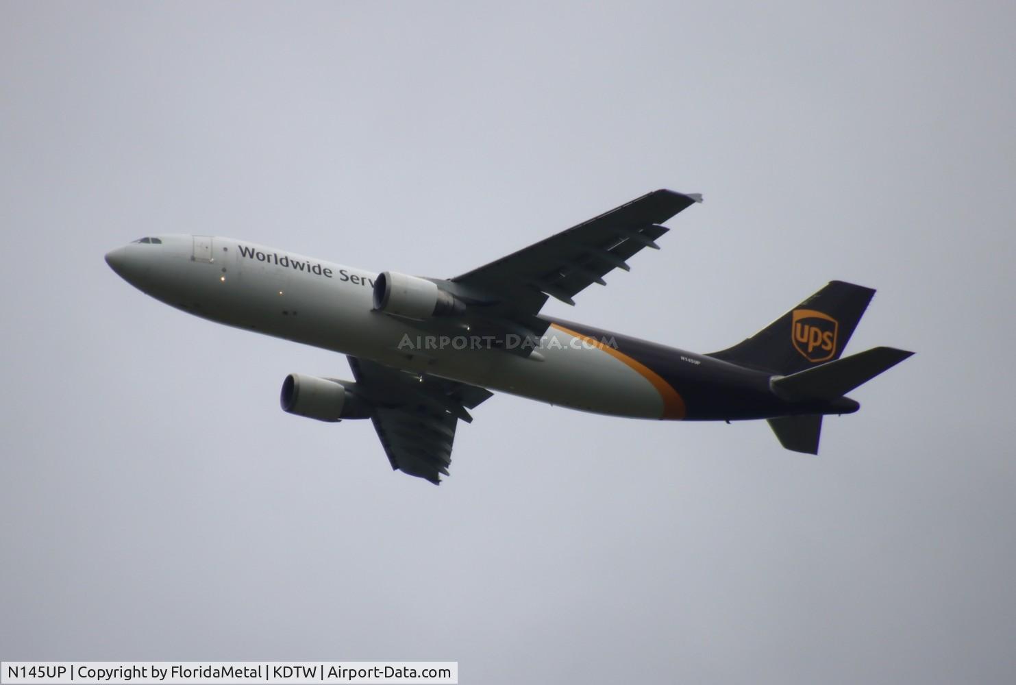 N145UP, 2002 Airbus A300F4-622R C/N 828, UPS A300 zx sdf-dtw