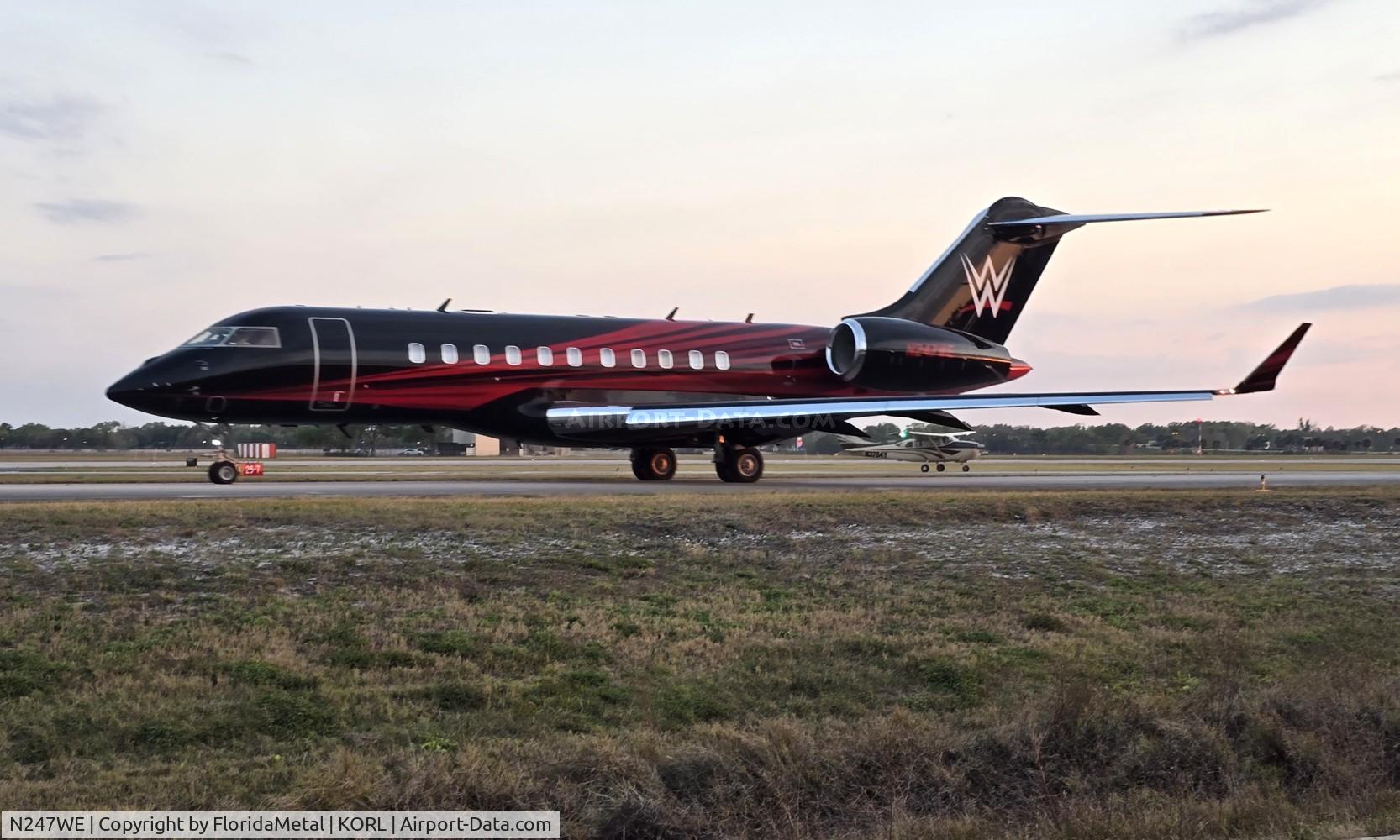N247WE, 2007 Bombardier BD-700-1A11 Global 5000 C/N 9245, Global 5000 zx orl-hpn