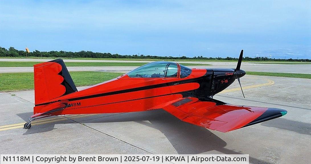 N1118M, 1970 Thorp T-18 Tiger C/N 390, new paint