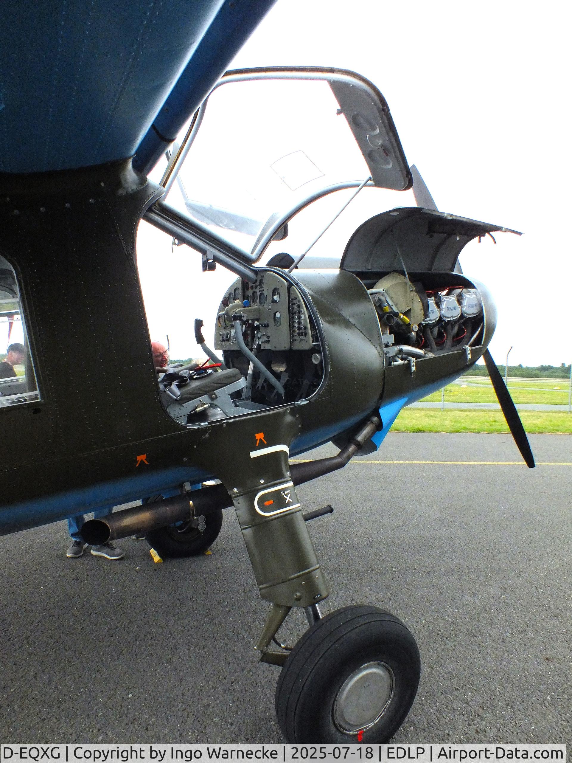 D-EQXG, 1959 Dornier Do-27A-3 C/N 429, Dornier Do 27A-3 at the Quax-Flieger e.V. at PAD Paderborn Lippstadt airport