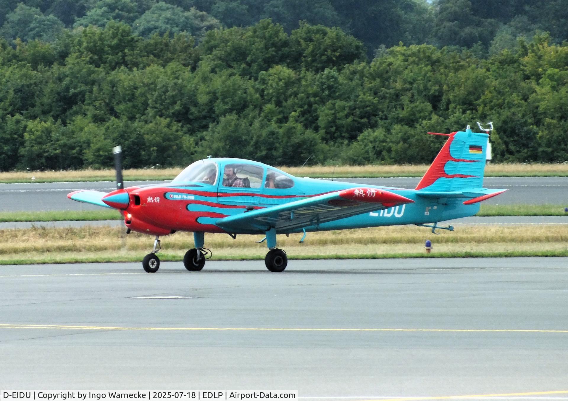 D-EIDU, 1975 Fuji FA-200-180 Aero Subaru Aero Subaru C/N 274, Fuji FA-200-180 Aero Subaru at PAD Paderborn Lippstadt airport