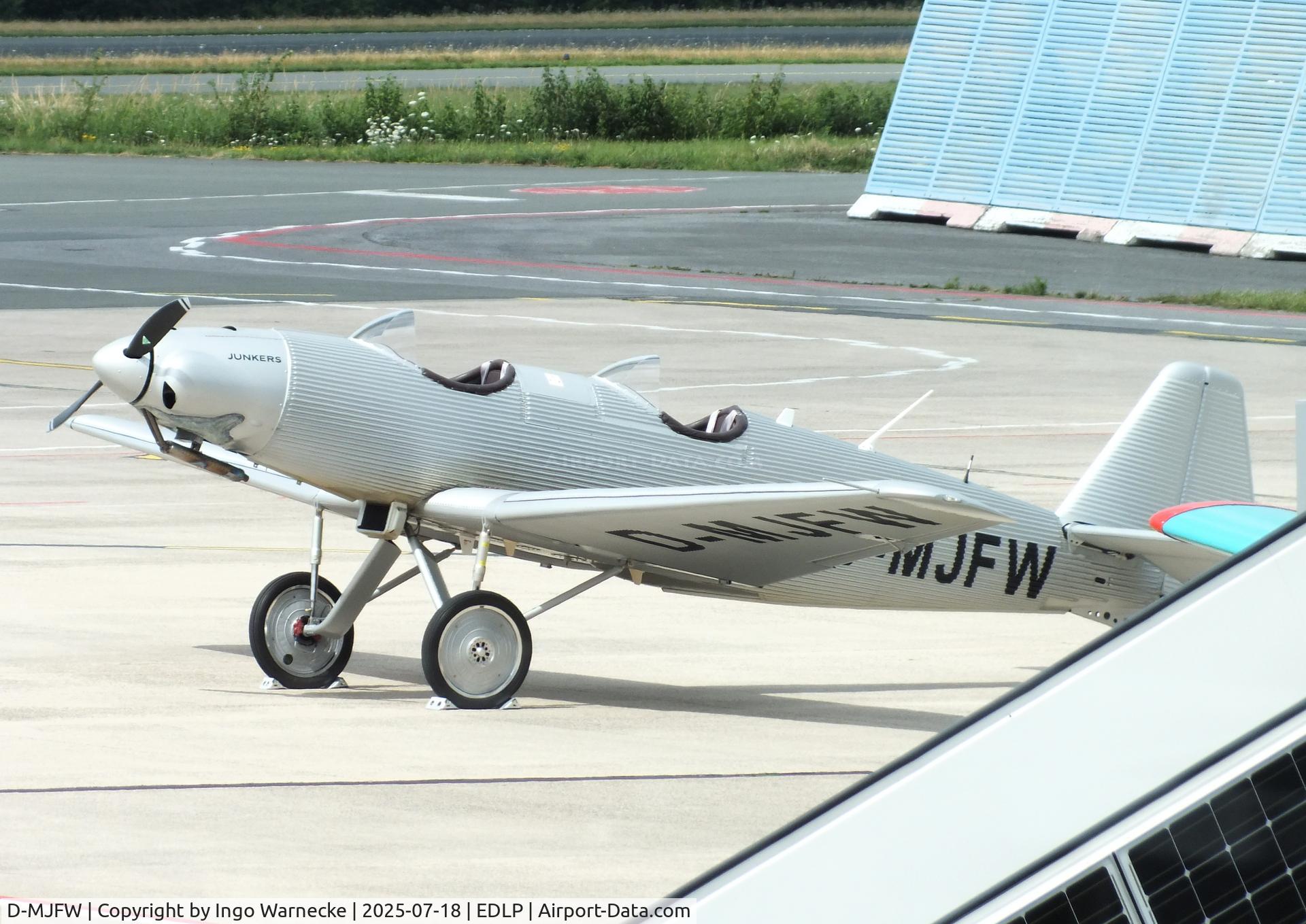 D-MJFW, Junkers Flugzeugwerke AG A50ci Replica C/N not found_D_MJFW, Junkers Flugzeugwerke A 50 ci replica at PAD Paderborn Lippstadt airport