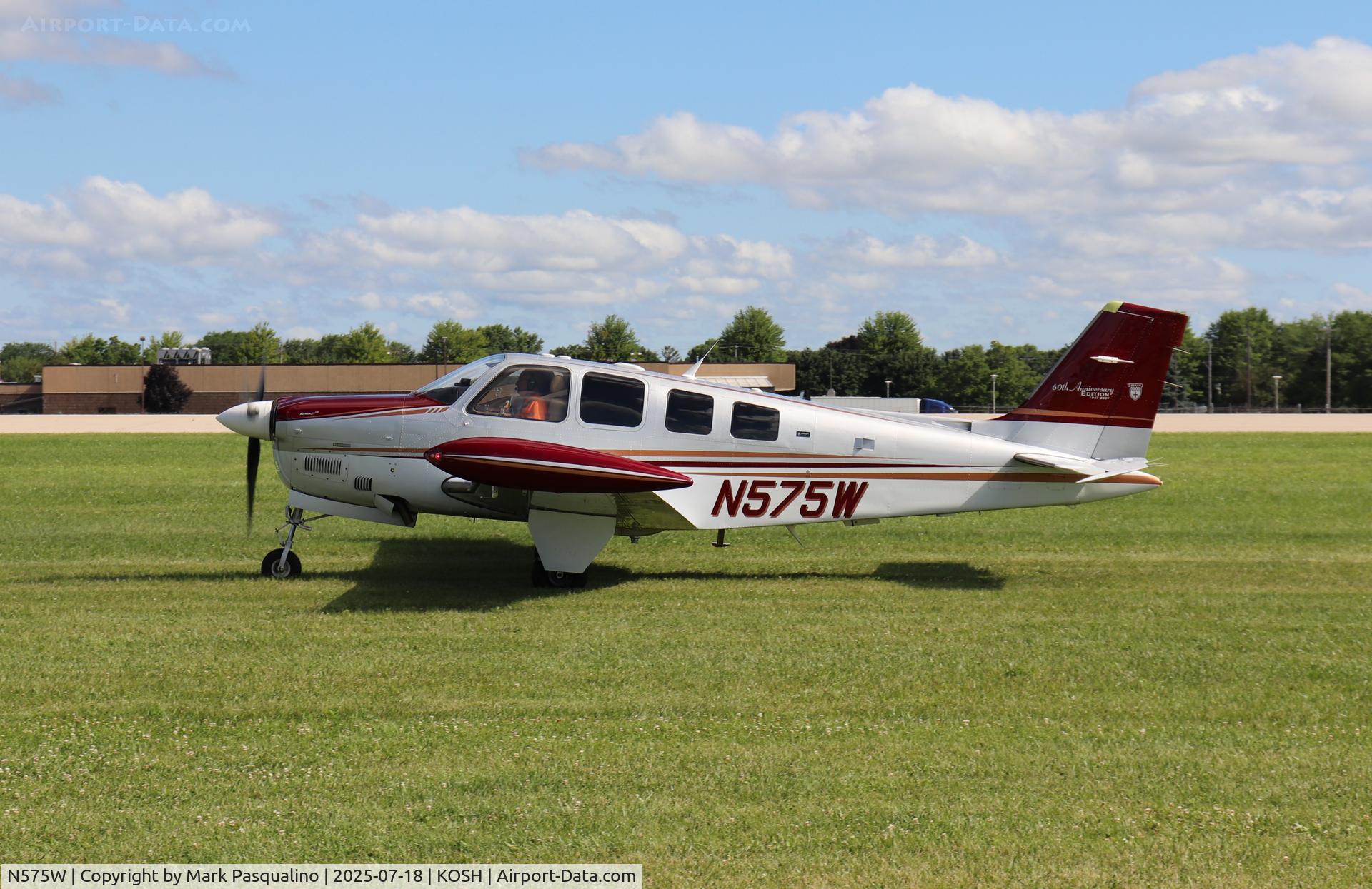 N575W, 2007 Hawker Beechcraft G36 Bonanza C/N E-3772, Beech G36