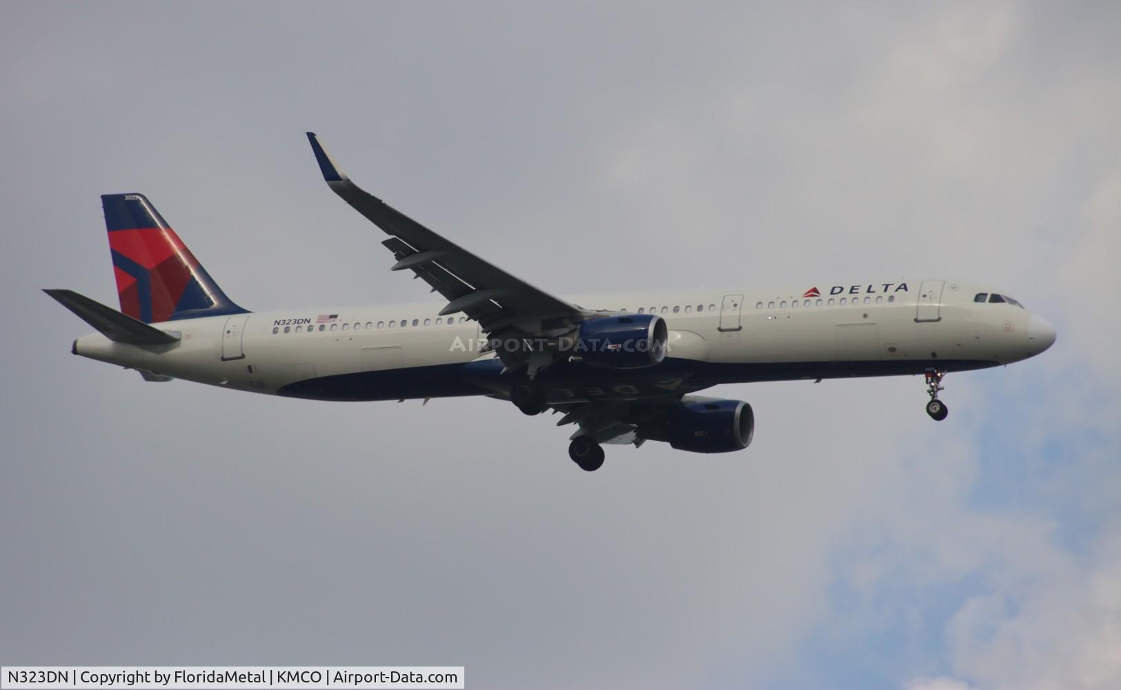 N323DN, 2017 Airbus A321-211 C/N 7672, DAL A321 zx jfk-mco